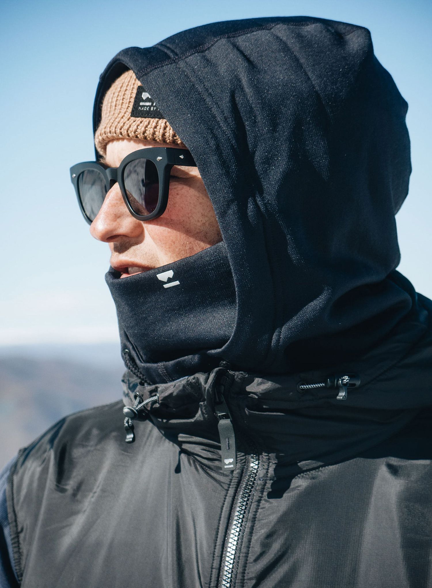 Балаклава Mons Royale Decade Merino Fleece Hood - black