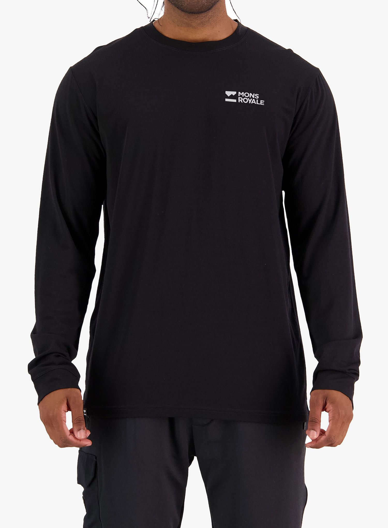 Лонгслів Mons Royale Icon LS - black