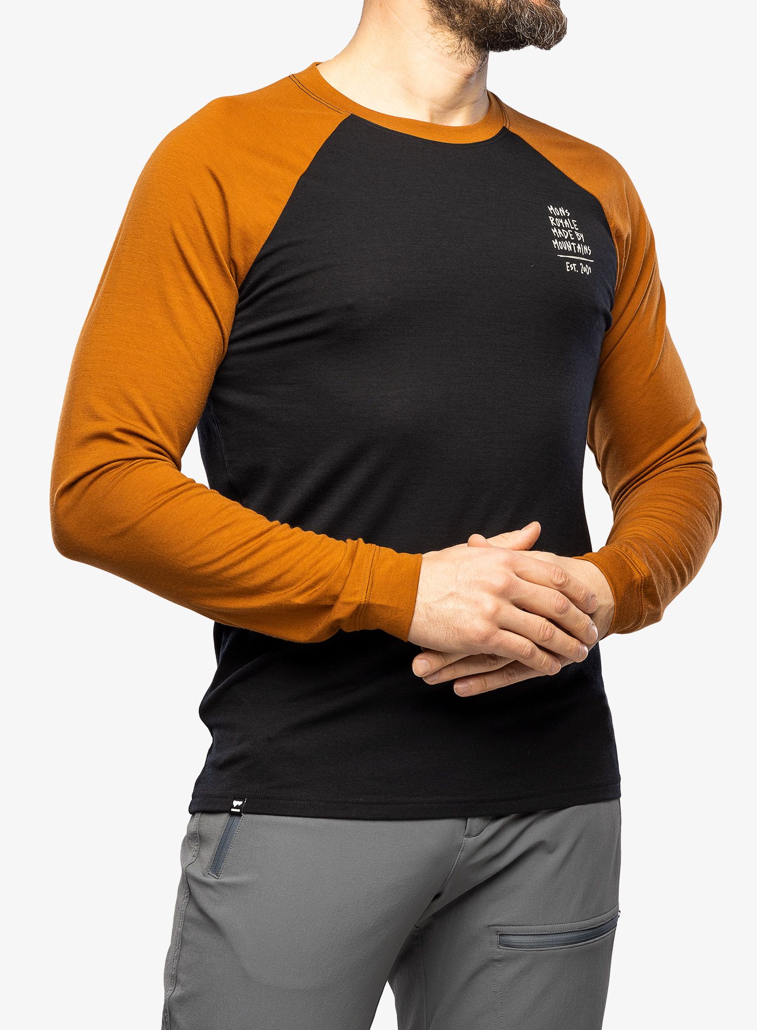 Велокофта Mons Royale Icon Raglan - black/copper