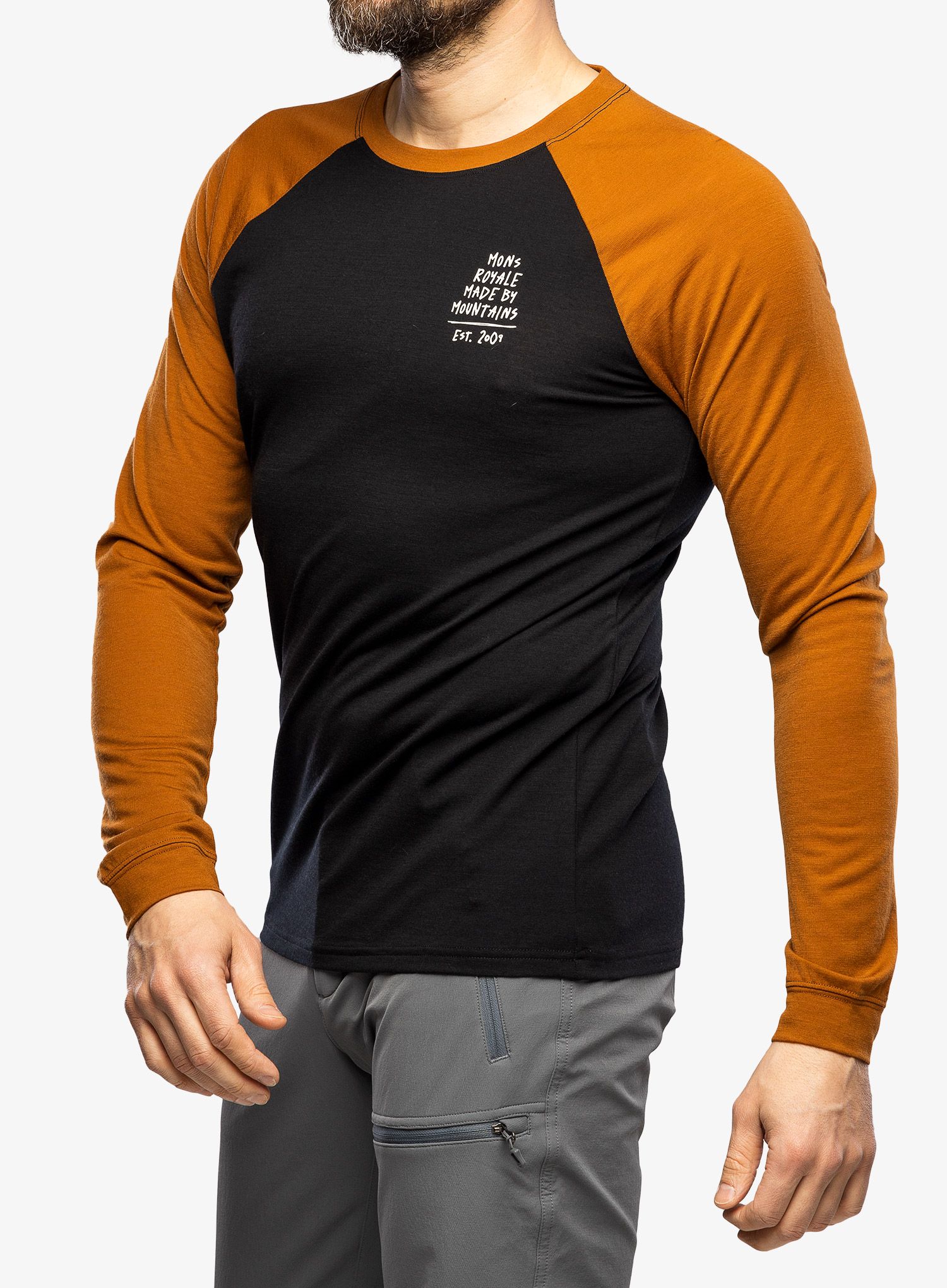 Велокофта Mons Royale Icon Raglan - black/copper