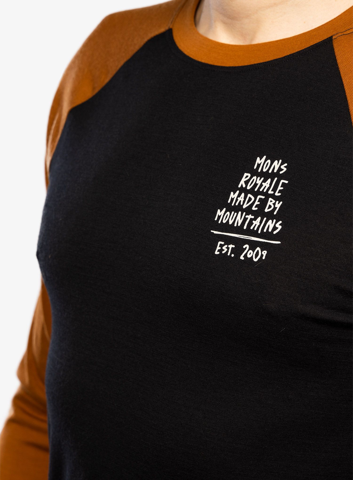 Велокофта Mons Royale Icon Raglan - black/copper