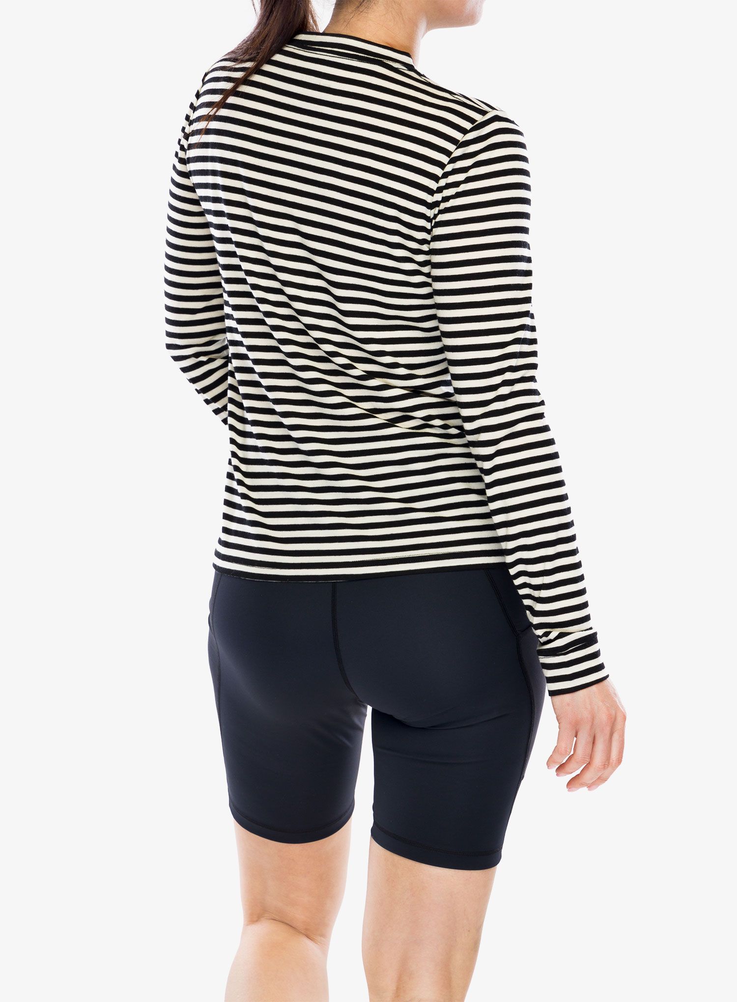 Кофта жіноча Mons Royale Icon Relaxed LS - MR stripe
