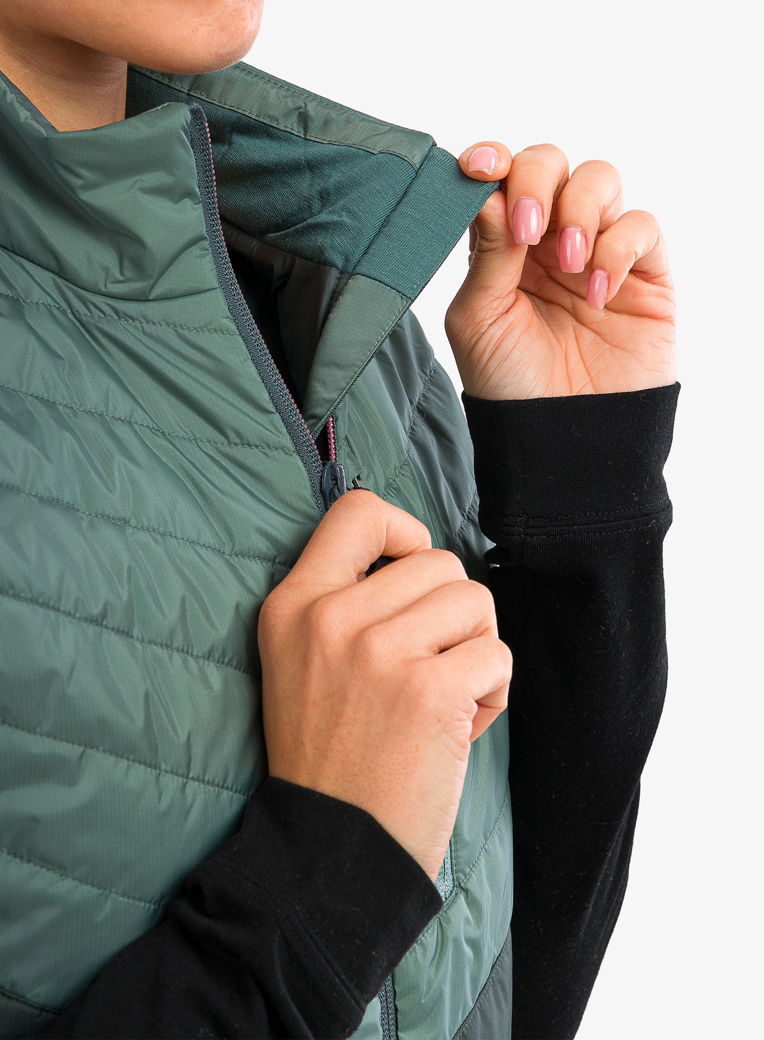 Жилет жіночий Mons Royale Neve Vest - sage/burnt sage