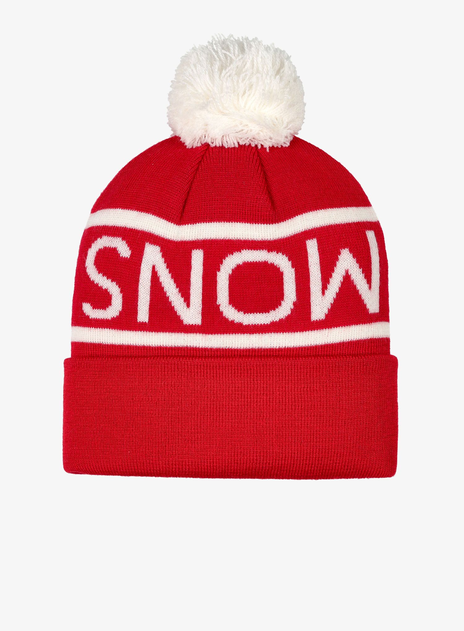 Шапка зимова Mons Royale Pom Pom Beanie - retro red