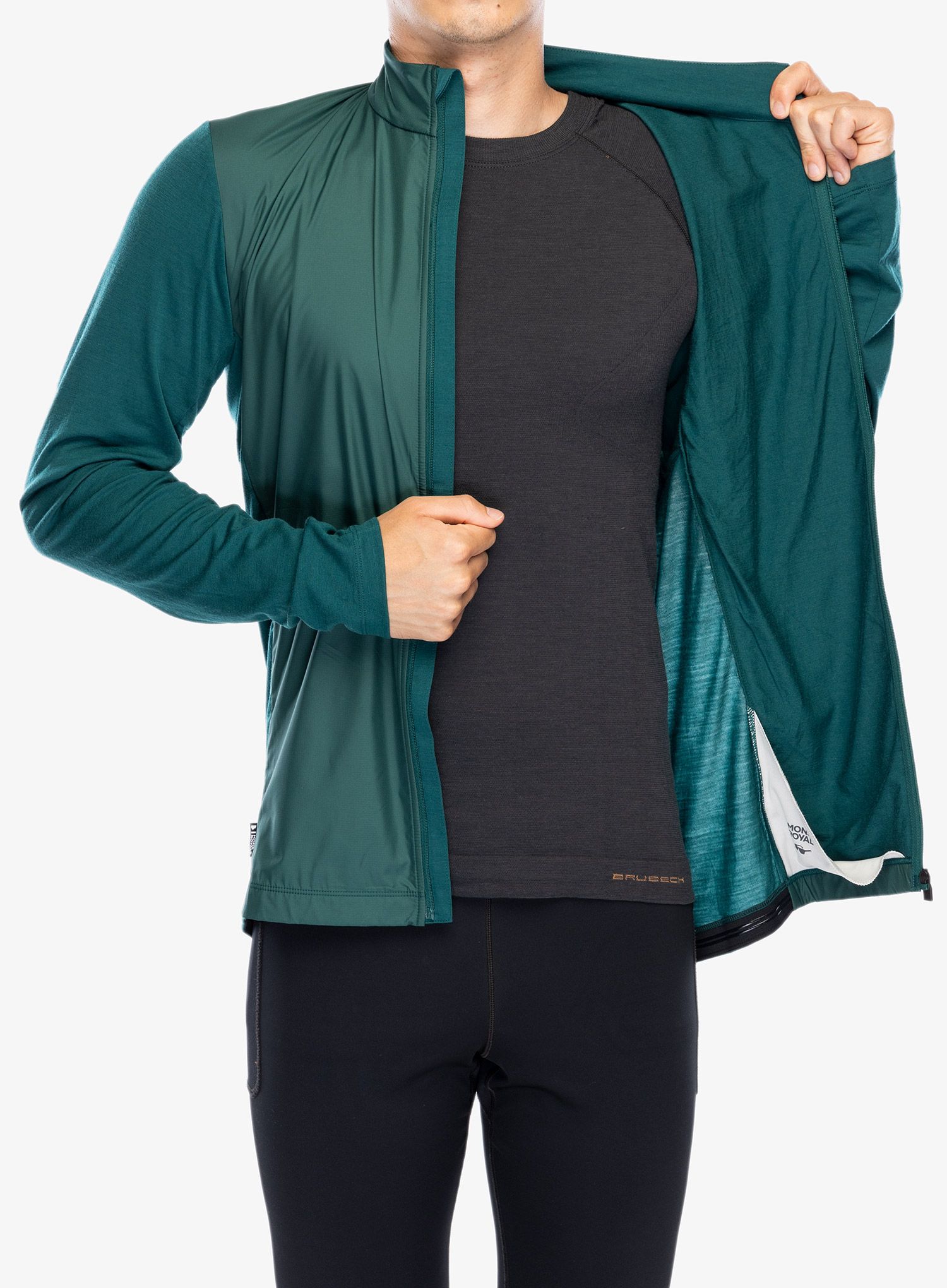 Велокофта Mons Royale Redwood Wind Jersey - evergreen