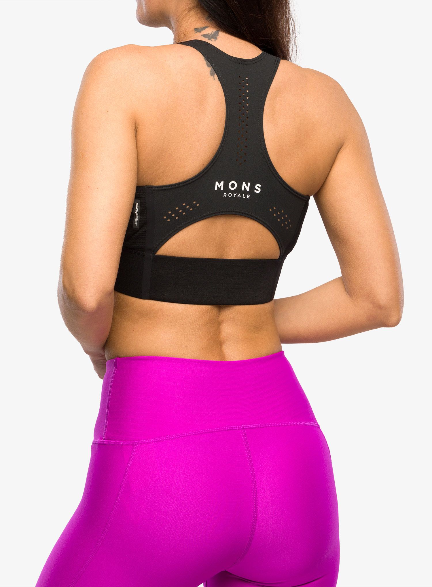 Топ спортивний Mons Royale Stratos Merino Shift Sports Bra - black