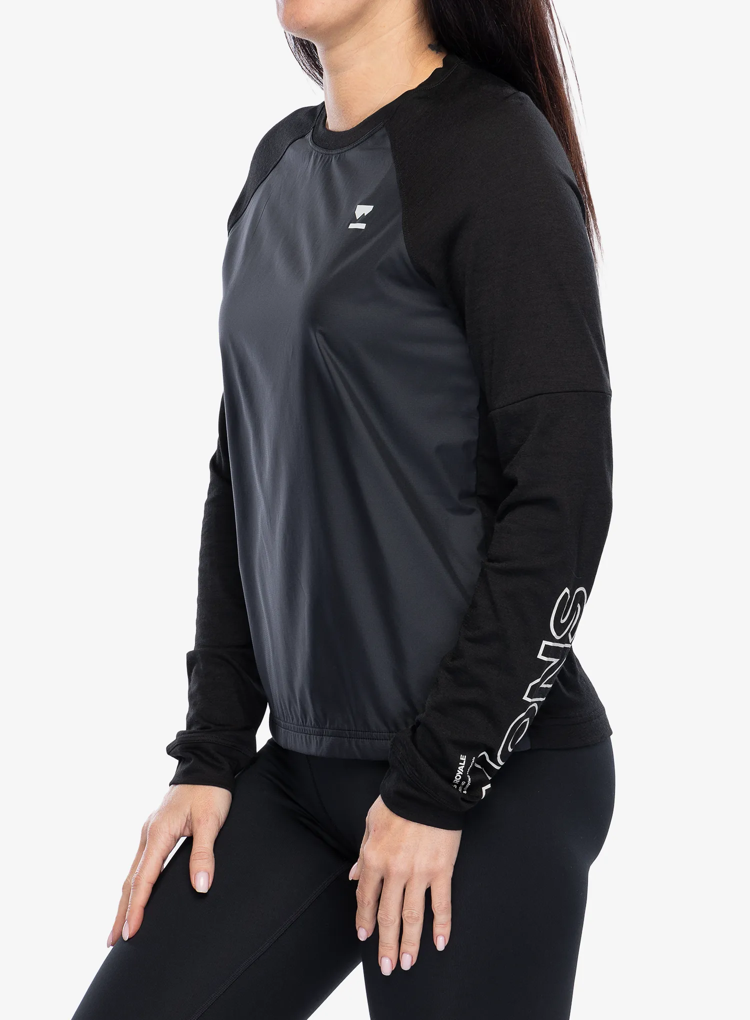 Кофта жіноча Mons Royale Tarn Merino Shift Wind Jersey - black