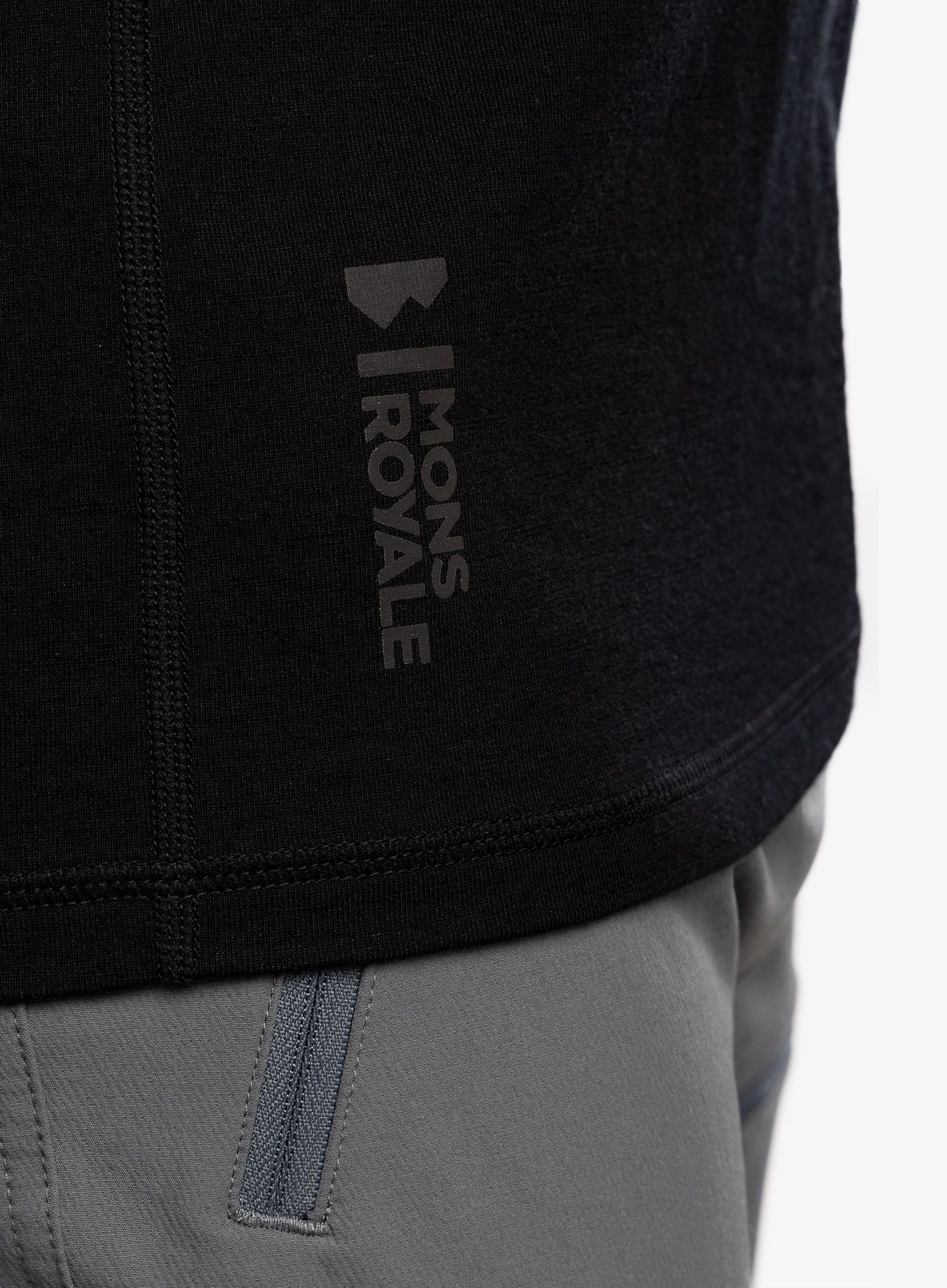 Термокофта Mons Royale Temple Tech LS - black/undercover camo