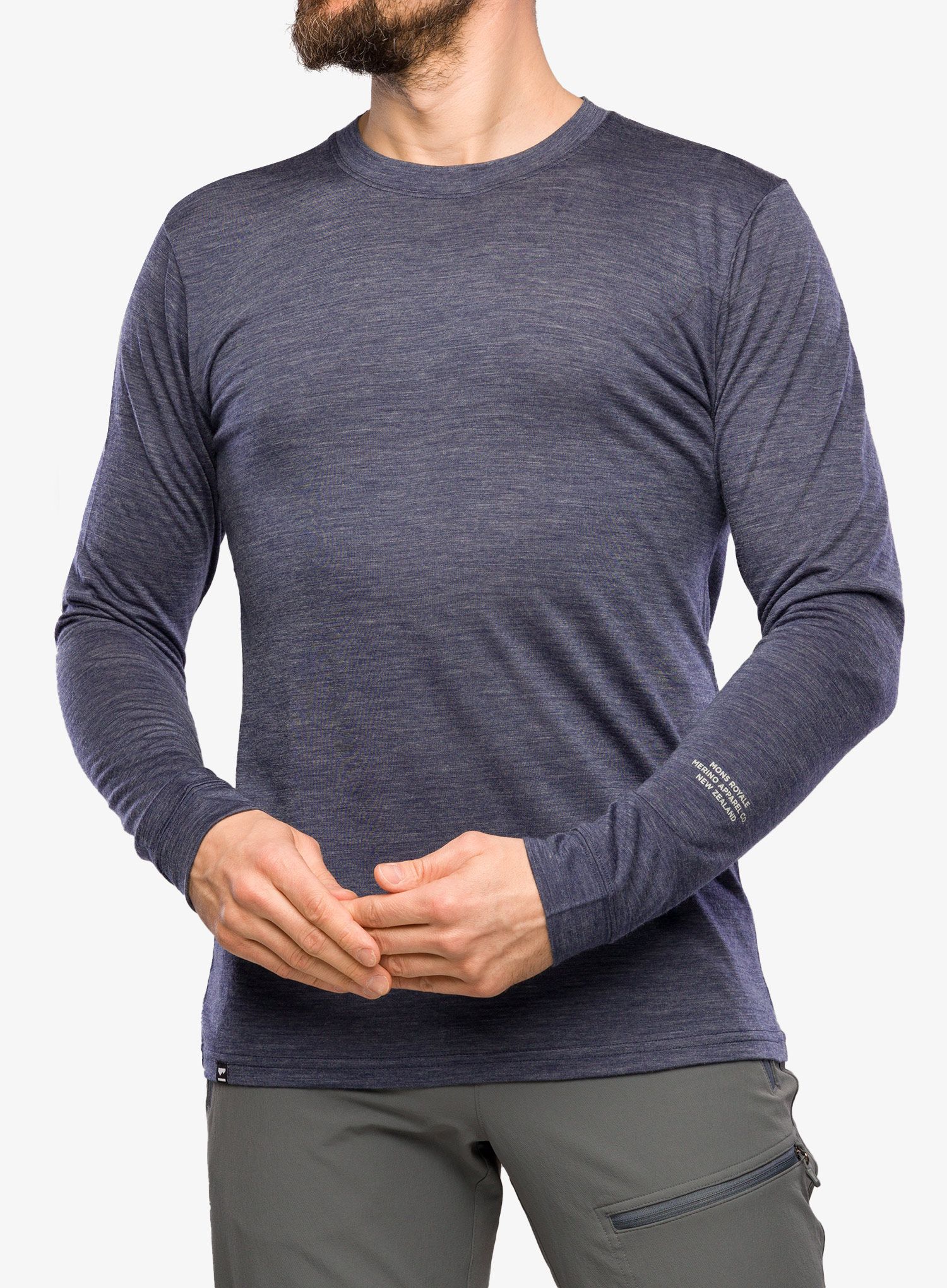 Велокофта Mons Royale Zephyr Merino Cool LS - midnight