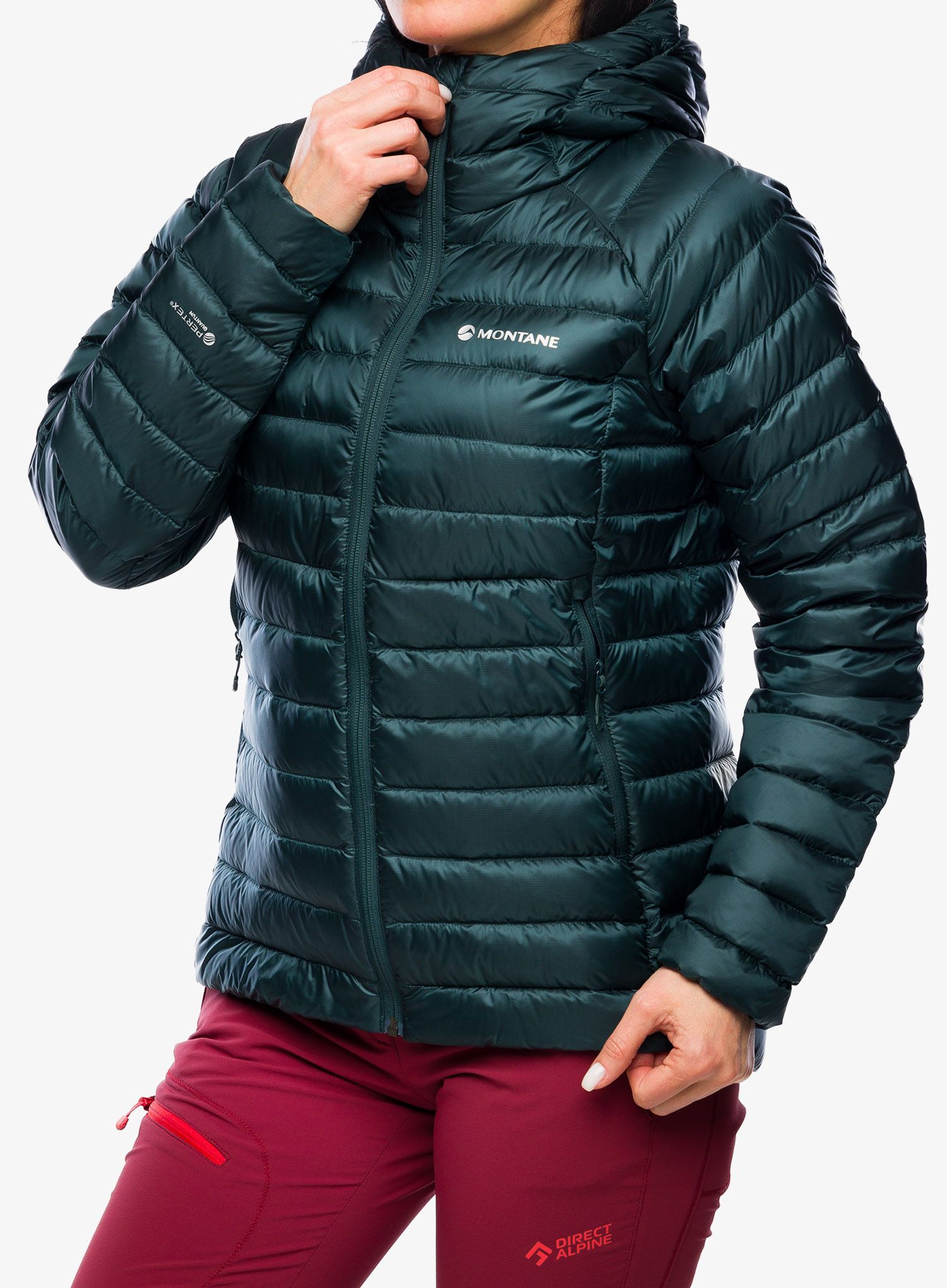 Пуховик жіноча Montane Anti-Freeze Hoodie - deep forest
