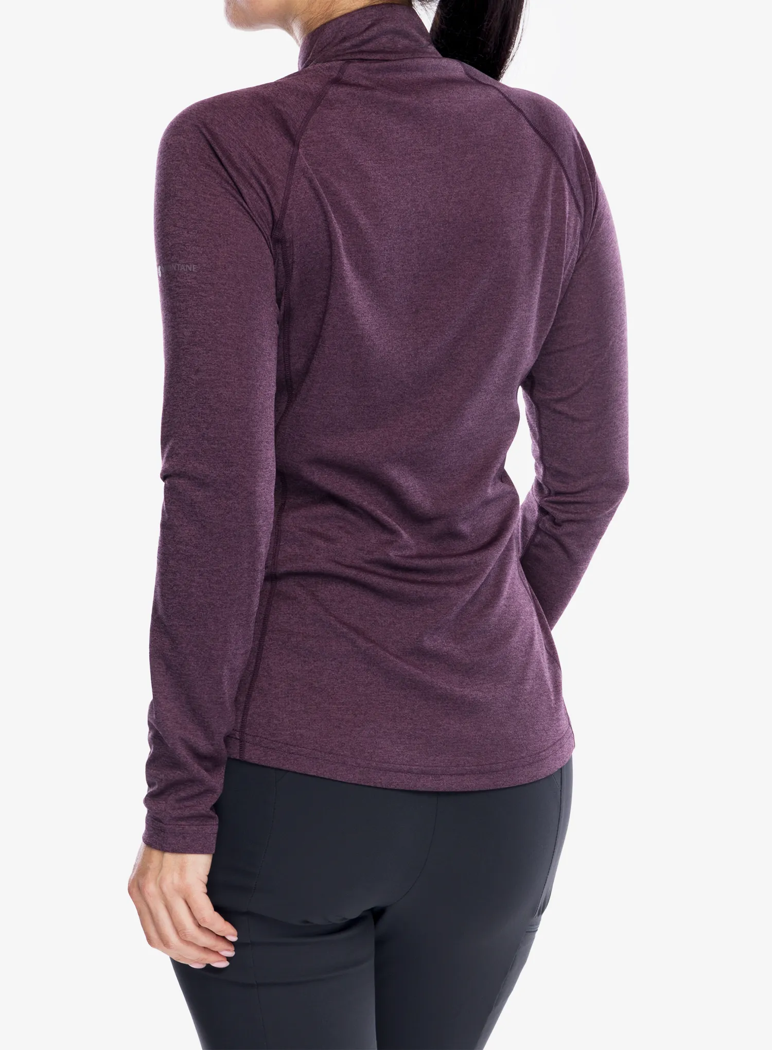 Термокофта жіноча Montane Dart Zip Neck - mulberry