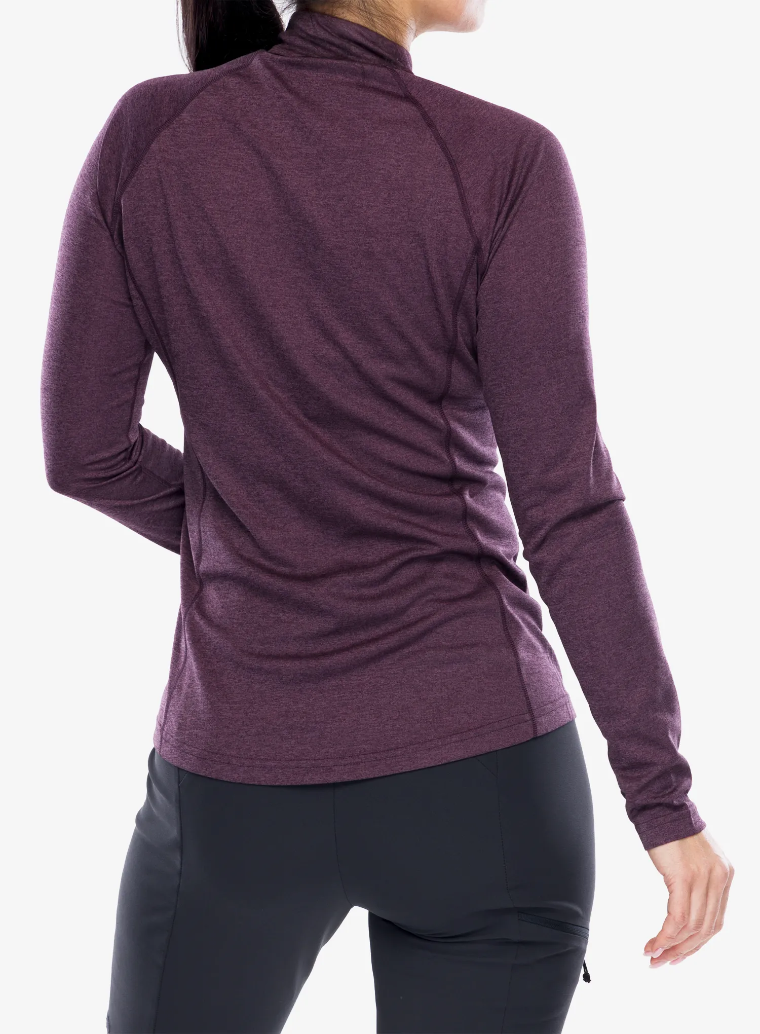 Термокофта жіноча Montane Dart Zip Neck - mulberry