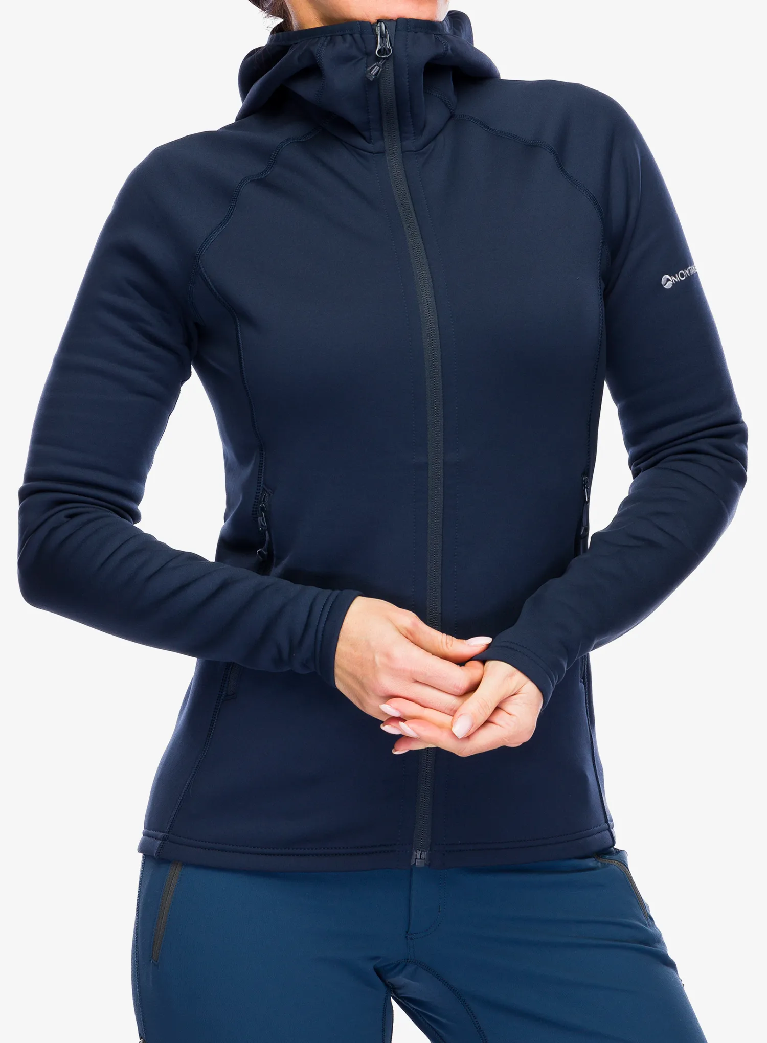 Кофта з каптуром жіноча Montane Fury Hoodie - eclipse blue