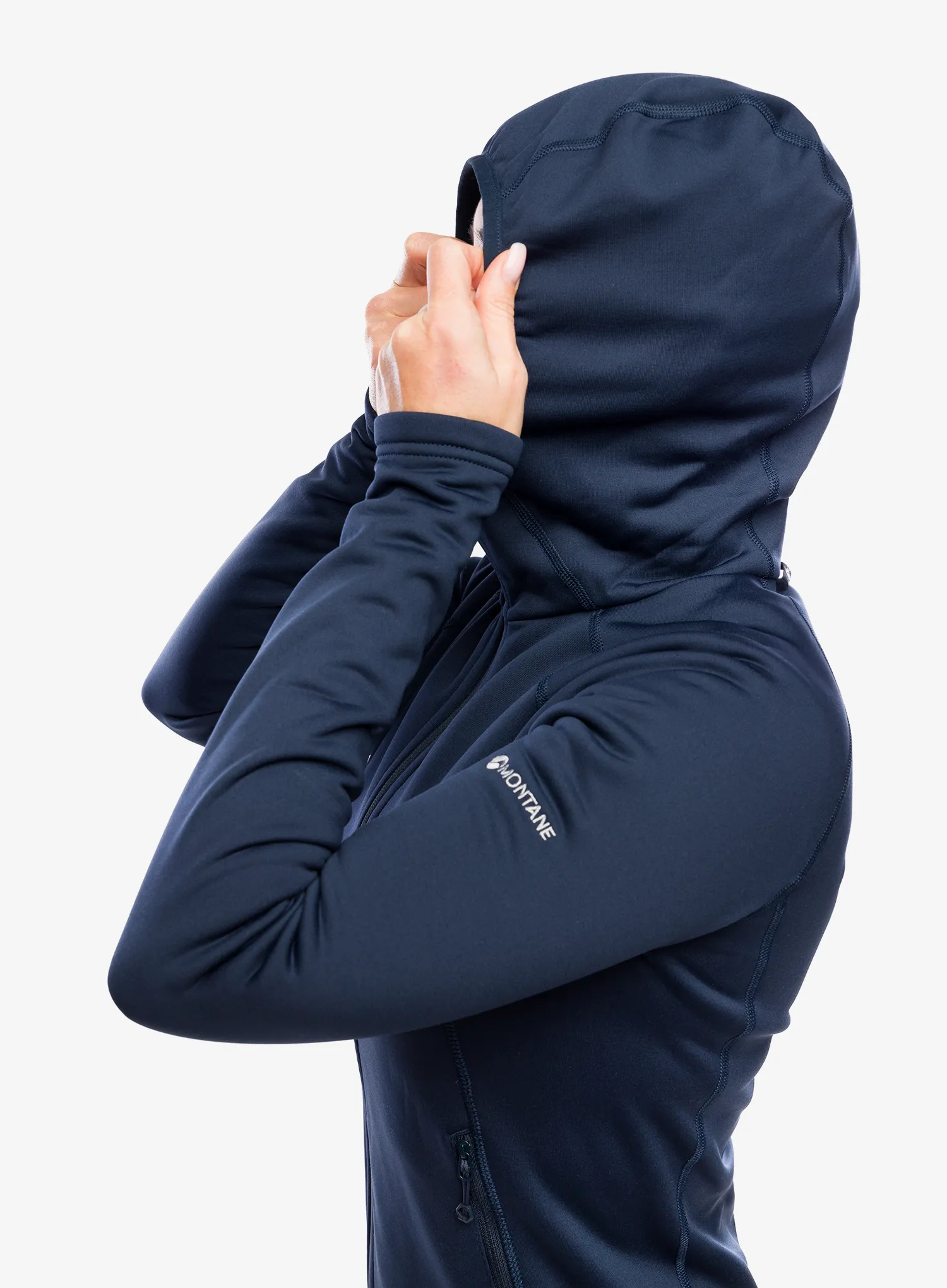 Кофта з каптуром жіноча Montane Fury Hoodie - eclipse blue