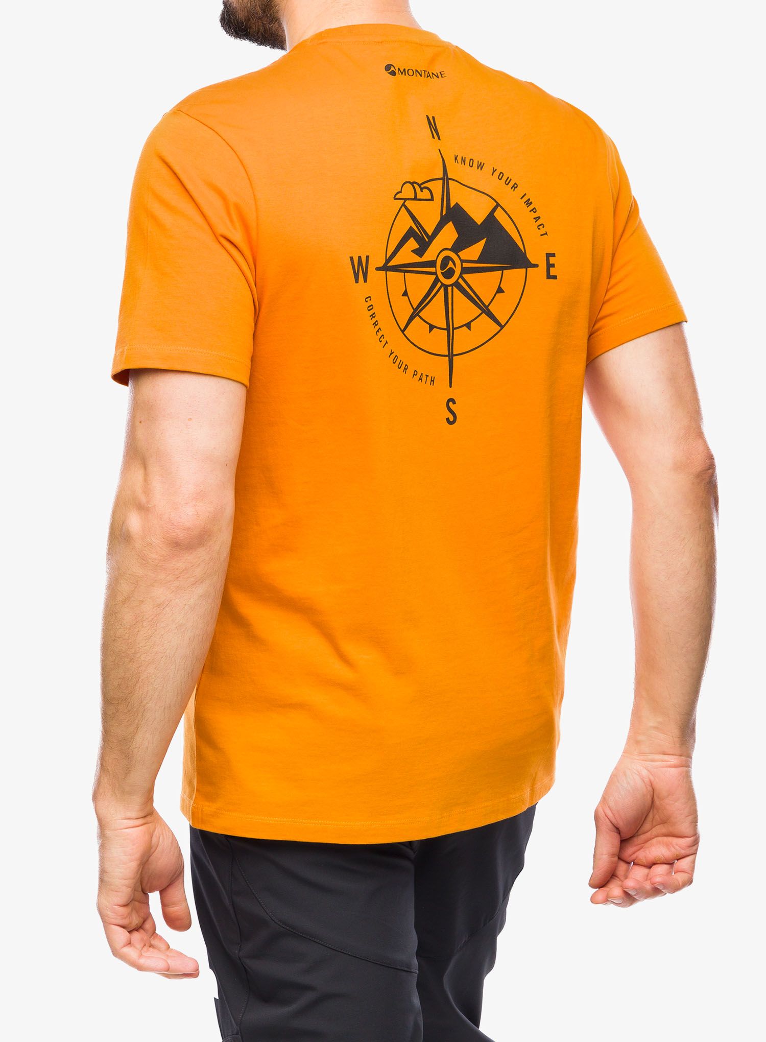 Футболка бавовняна Montane Impact Compass Tee - flame orange