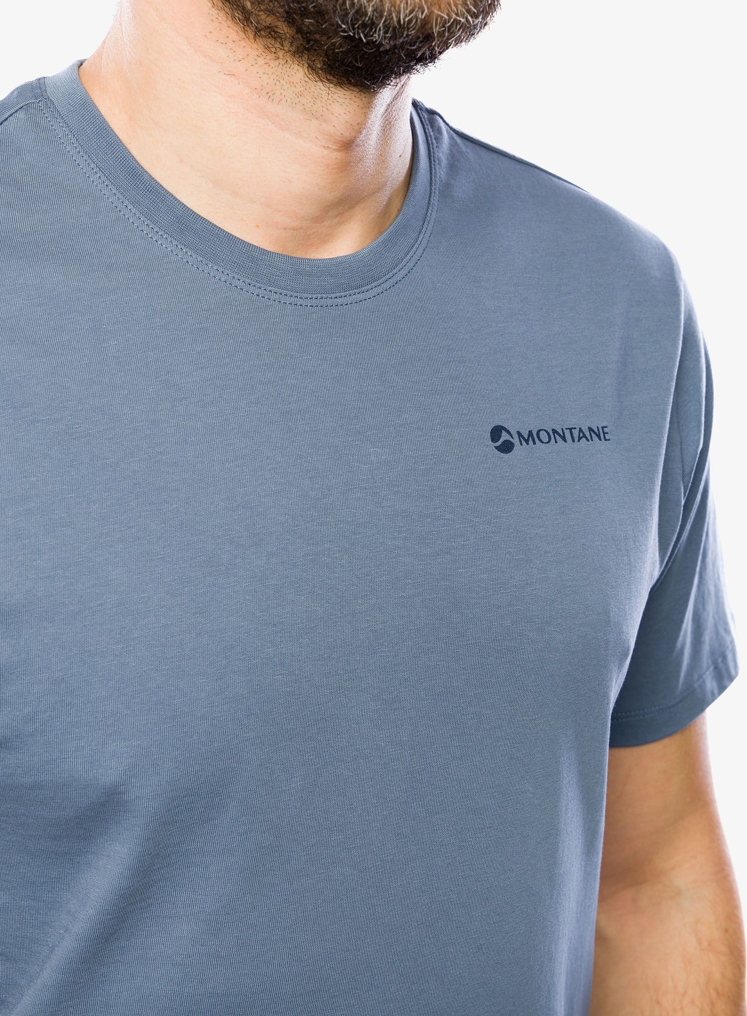 Футболка з принтом Montane Impact Compass Tee - stone blue