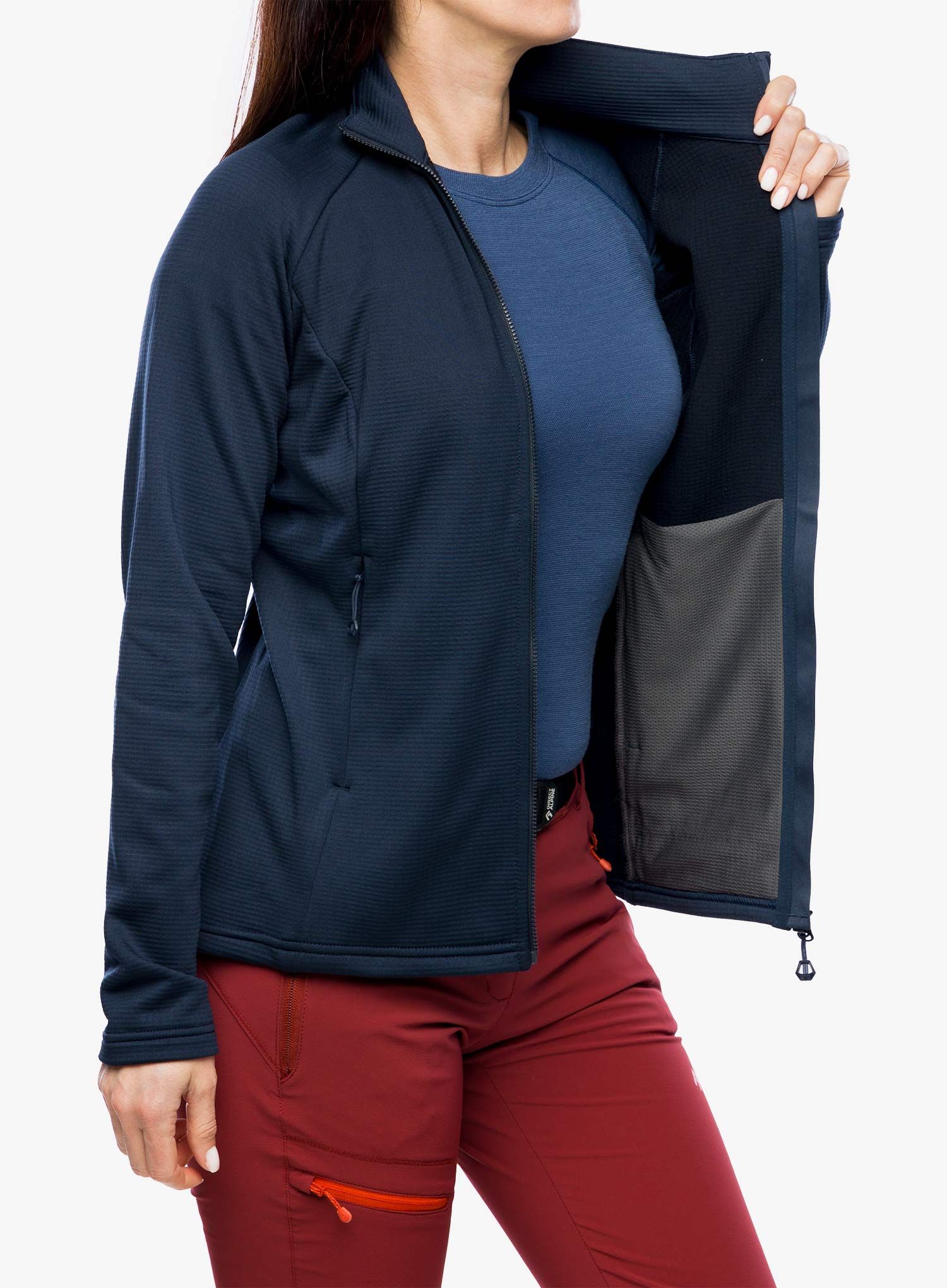 Кофта на замку жіноча Montane Protium Jacket - eclipse blue
