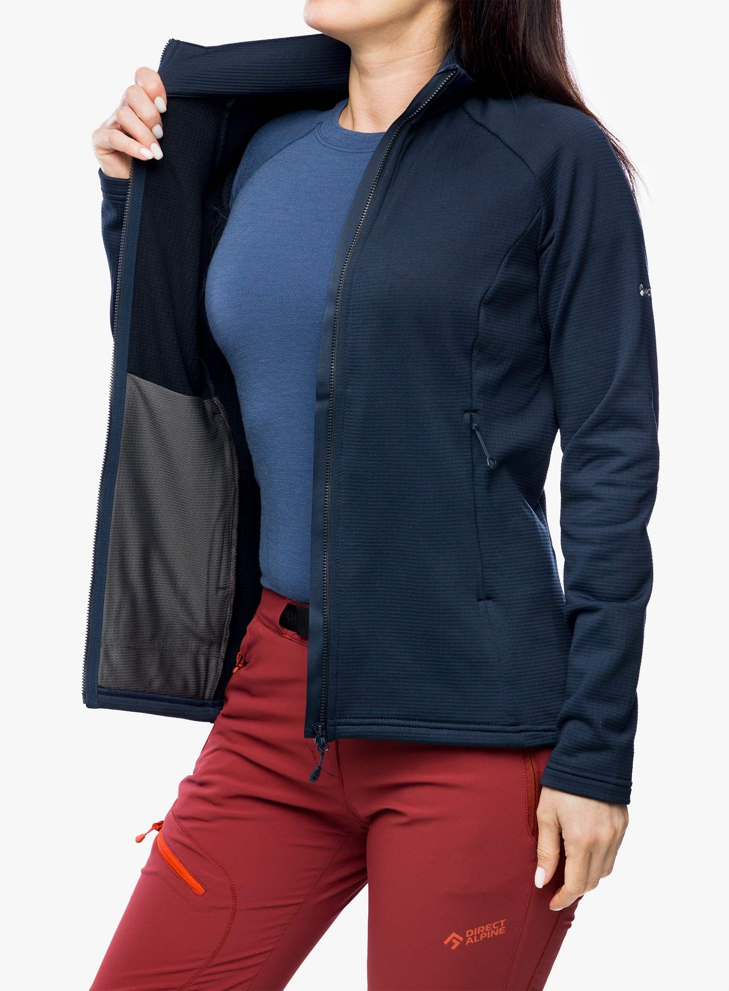 Кофта на замку жіноча Montane Protium Jacket - eclipse blue