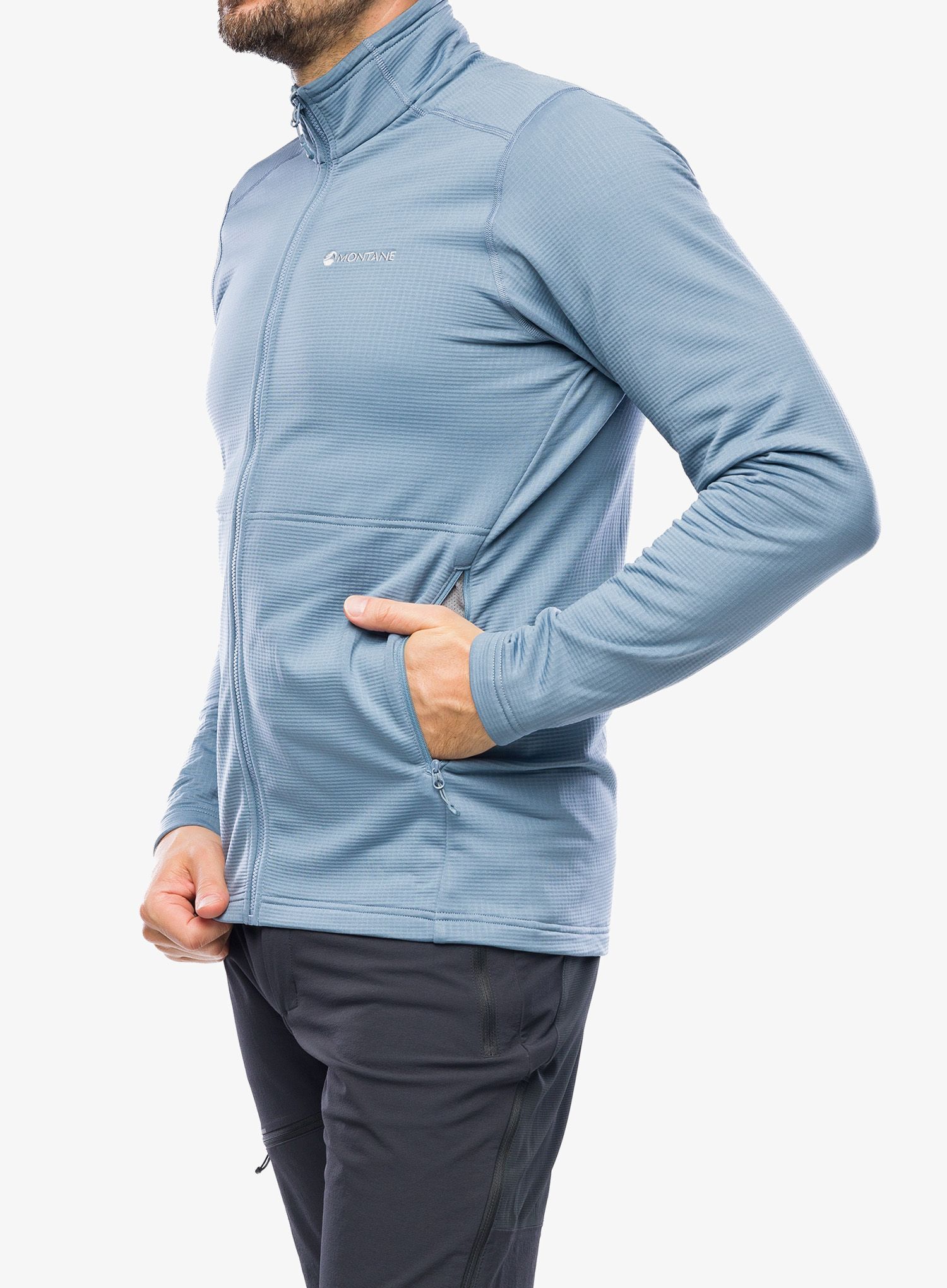 Кофта без каптура Montane Protium Jacket - stone blue