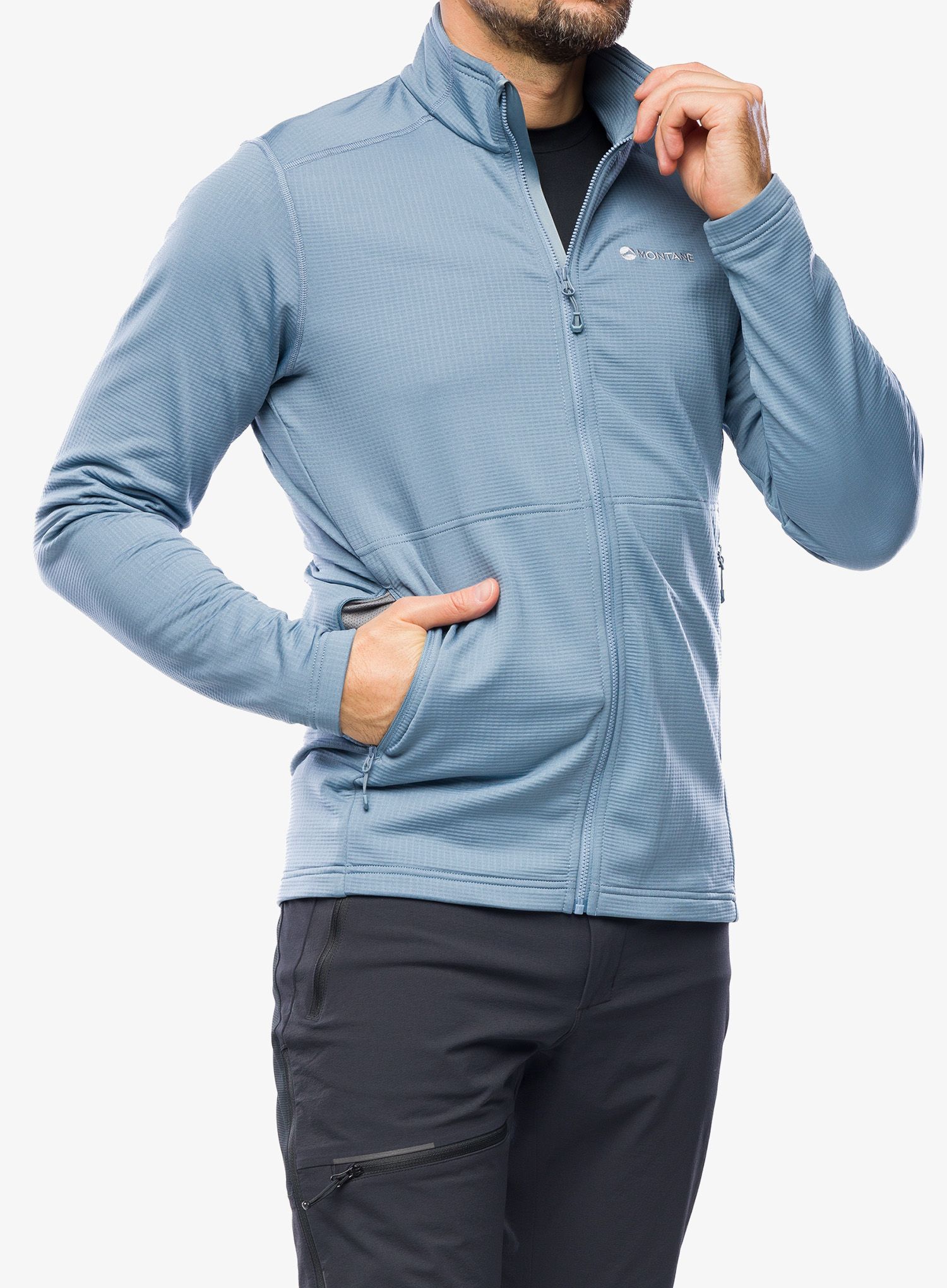 Кофта без каптура Montane Protium Jacket - stone blue