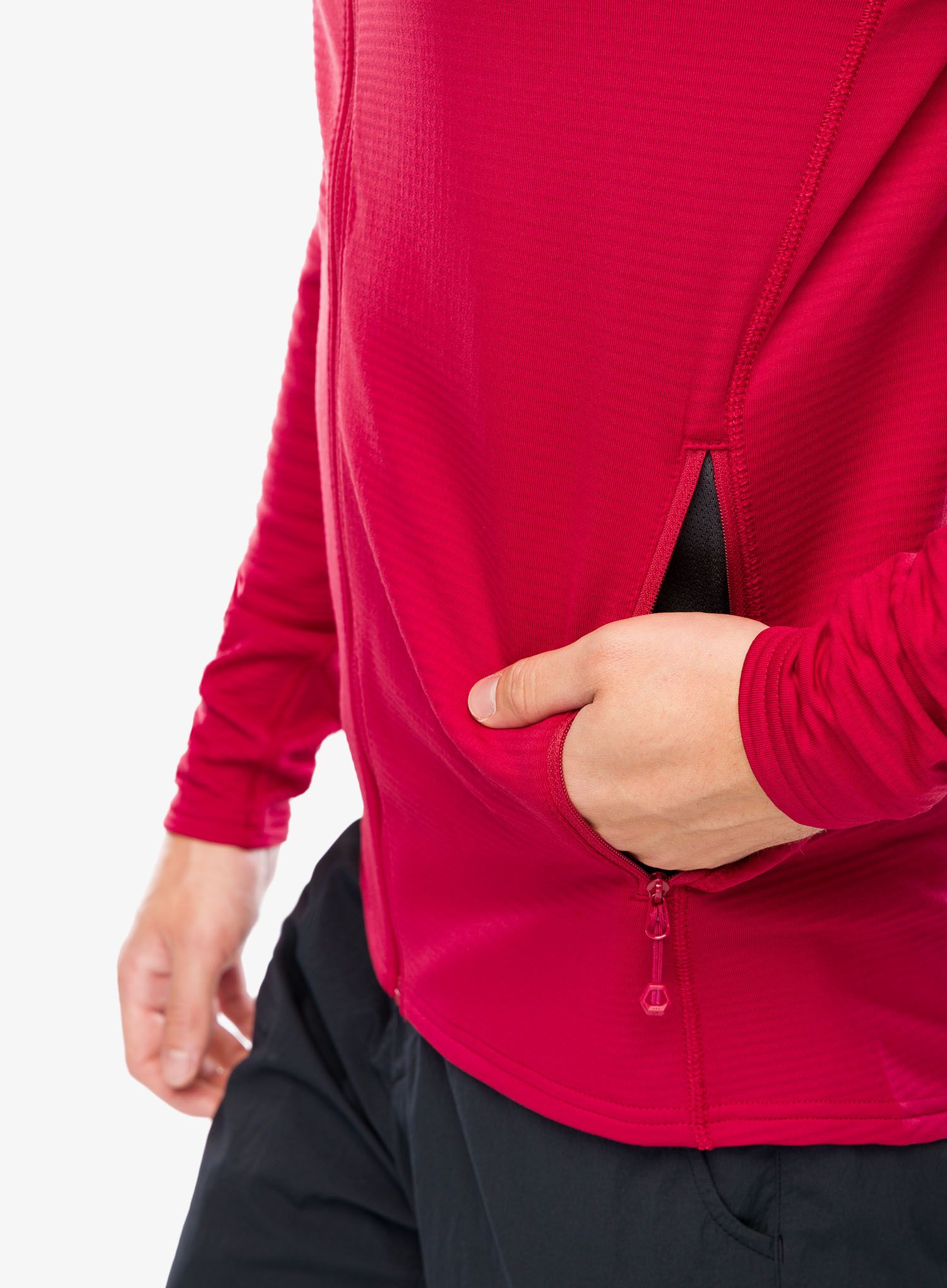 Кофта з каптуром Montane Protium Lite Hoodie - acer red