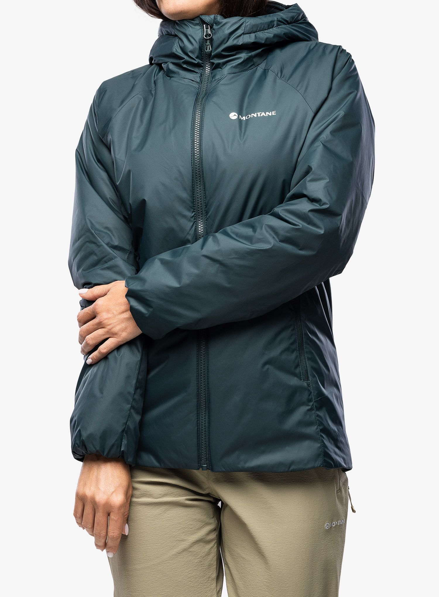 Куртка утеплена жіноча Montane Respond Hoodie - deep forest