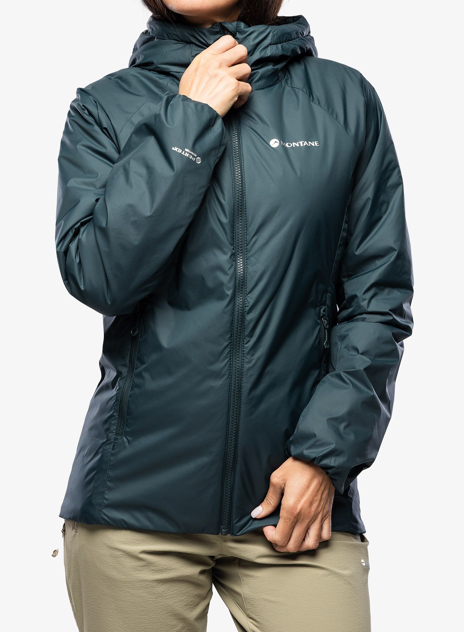 Куртка утеплена жіноча Montane Respond Hoodie - deep forest