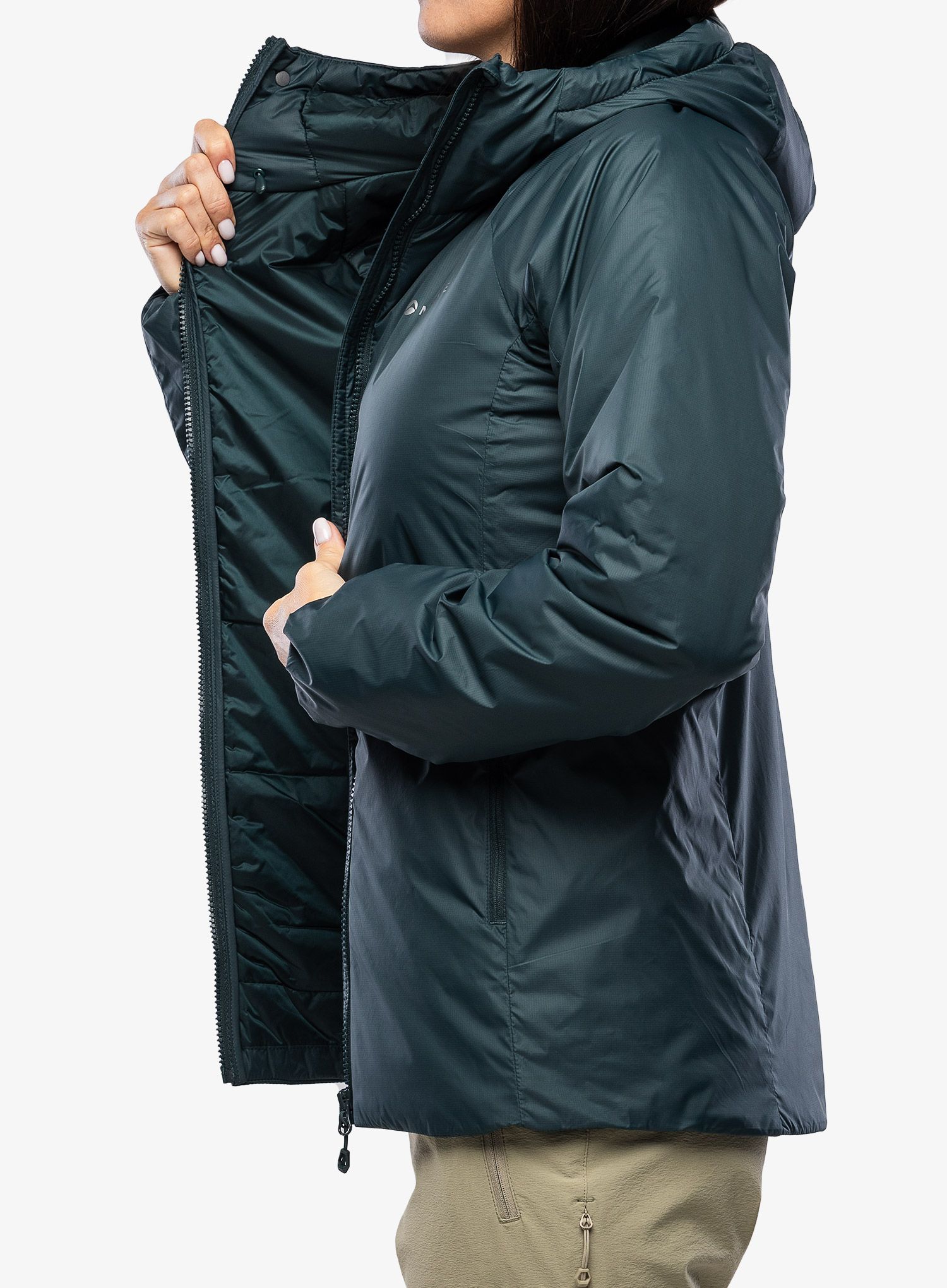 Куртка утеплена жіноча Montane Respond Hoodie - deep forest