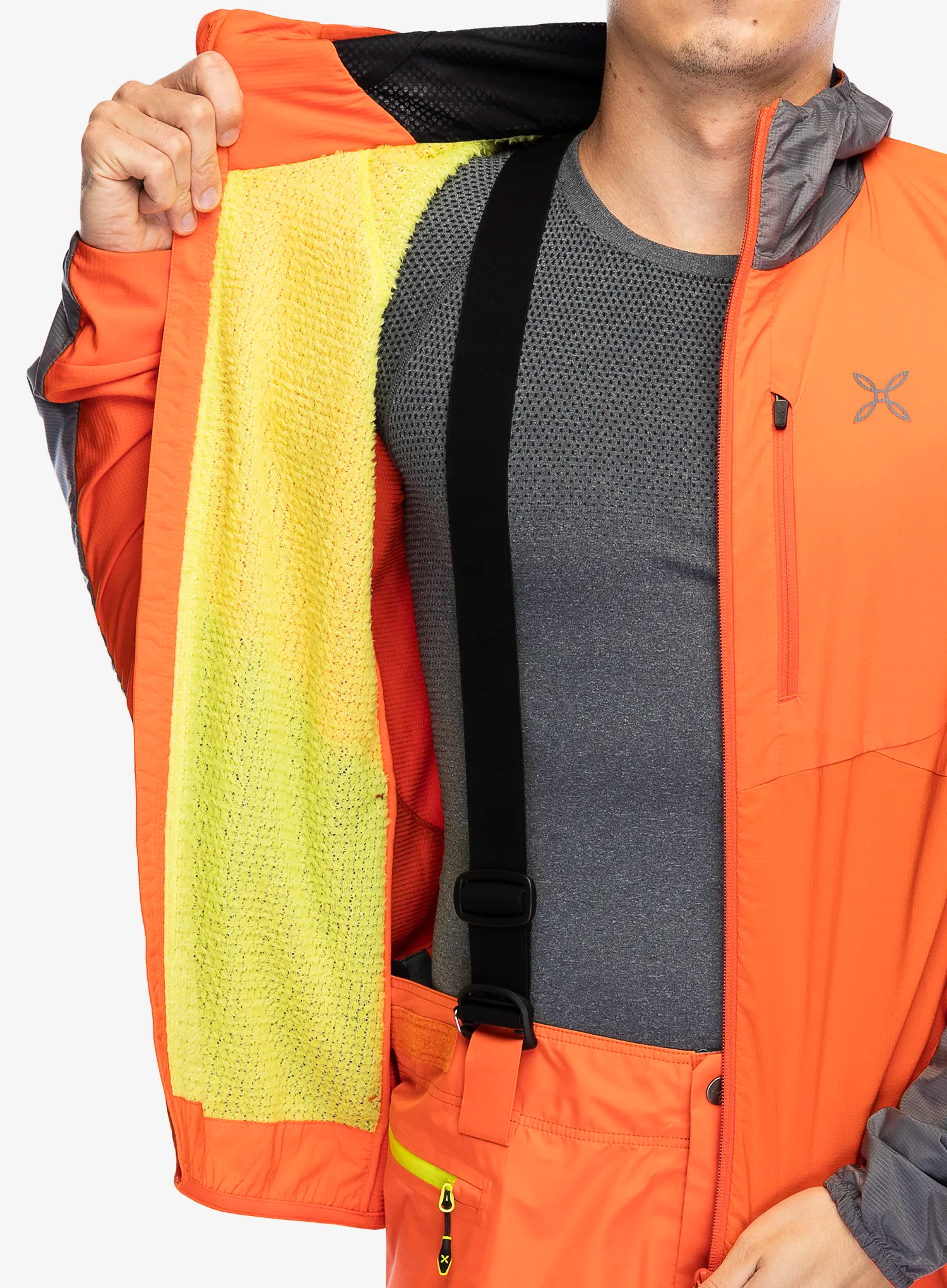 Куртка softshell Montura Alpha Evo Jacket - orange/mid grey