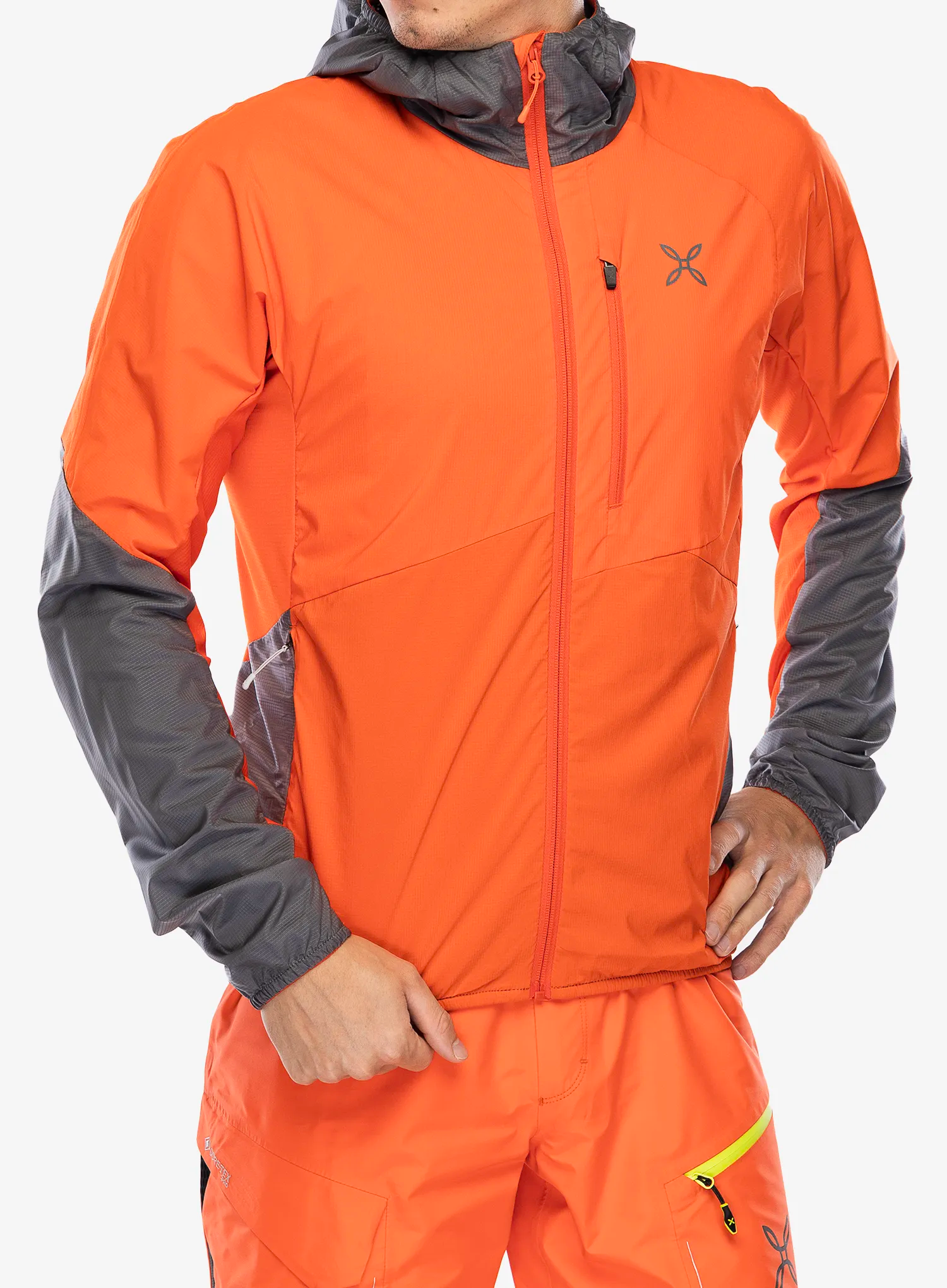 Куртка softshell Montura Alpha Evo Jacket - orange/mid grey