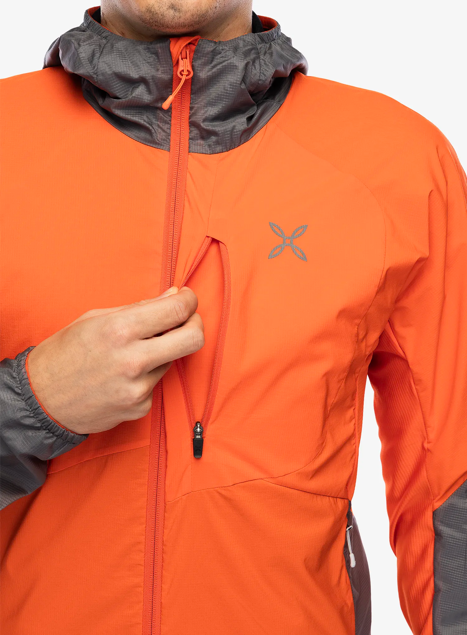 Куртка softshell Montura Alpha Evo Jacket - orange/mid grey