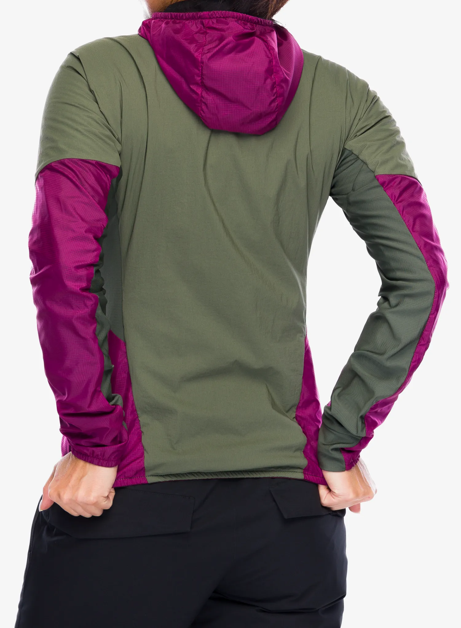 Куртка для гір жіноча Montura Alpha Evo Jacket - sage green/wine red