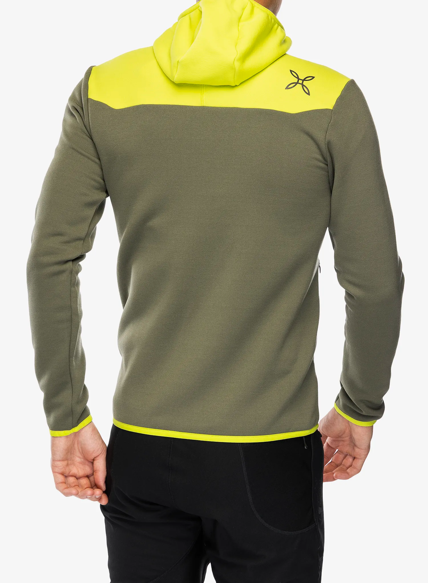 Кофта флісова Montura Altitude Maglia - sage green/lime green