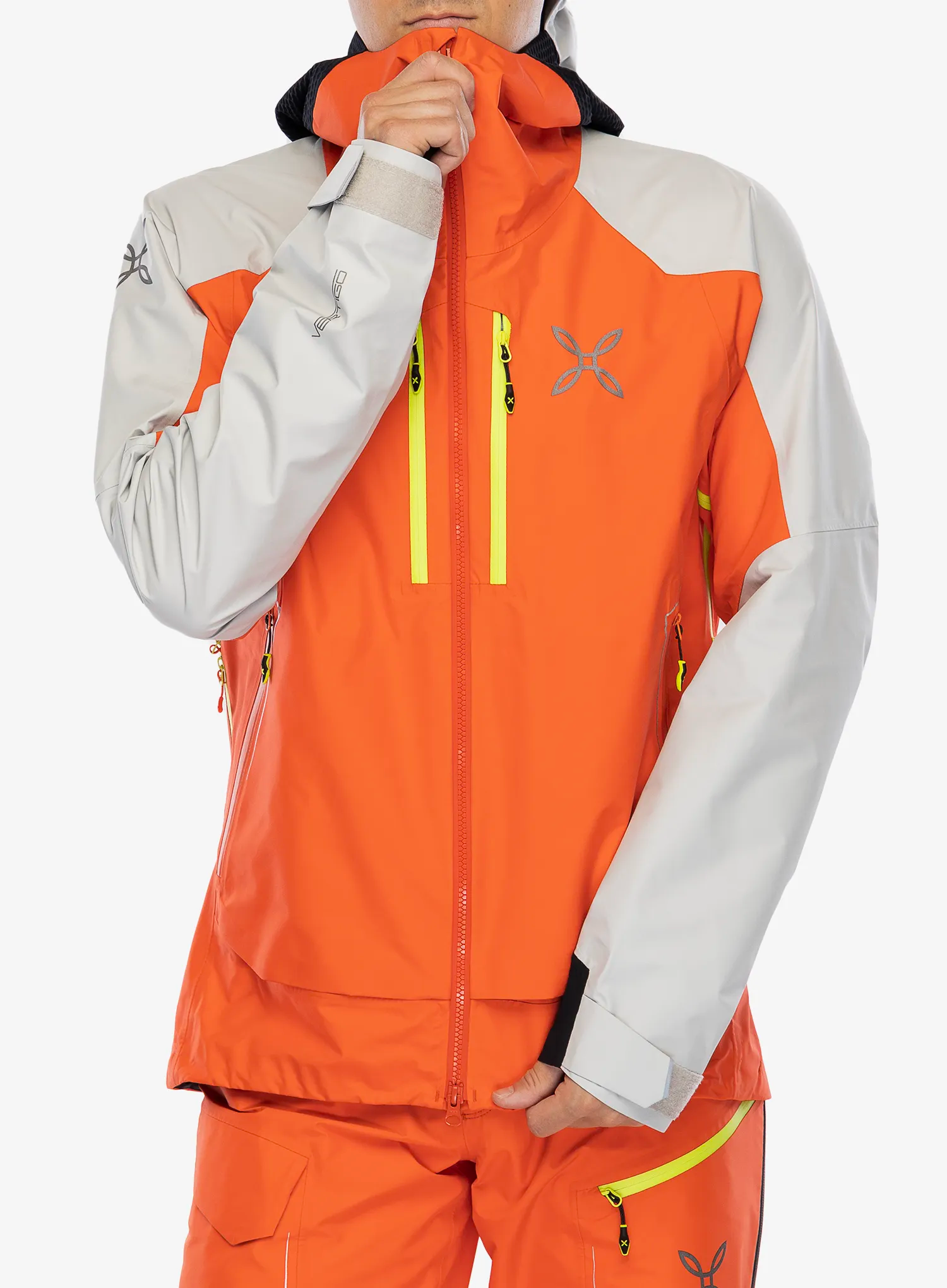Куртка GORE-TEX Montura Cliff Jacket - orange/verde lime