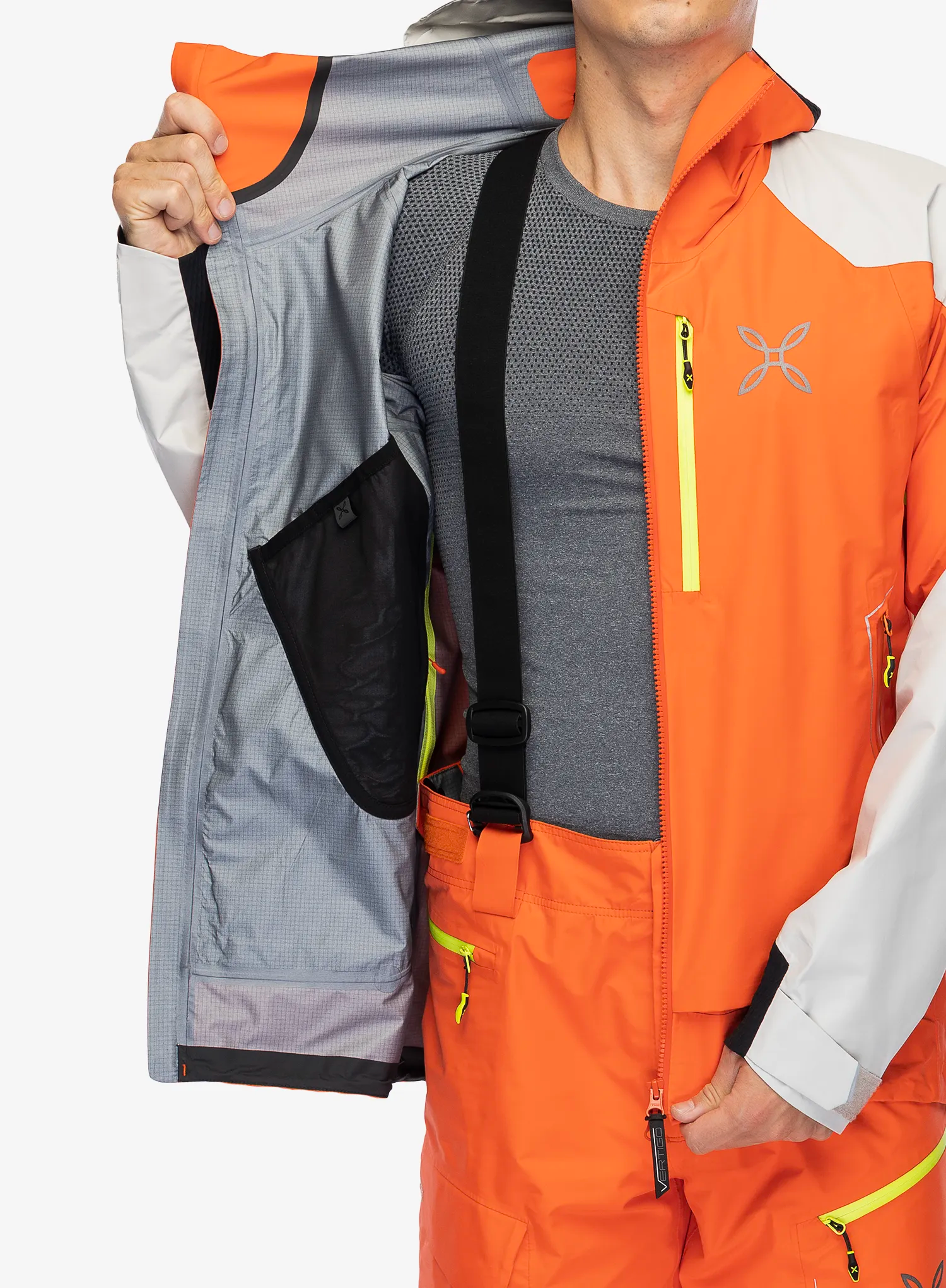 Куртка GORE-TEX Montura Cliff Jacket - orange/verde lime