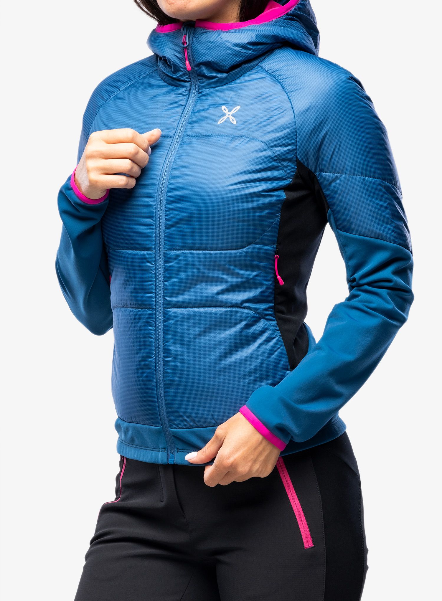 Куртка скітурингова жіноча Montura Enigma Hybrid Jacket - deep blue/intense violet