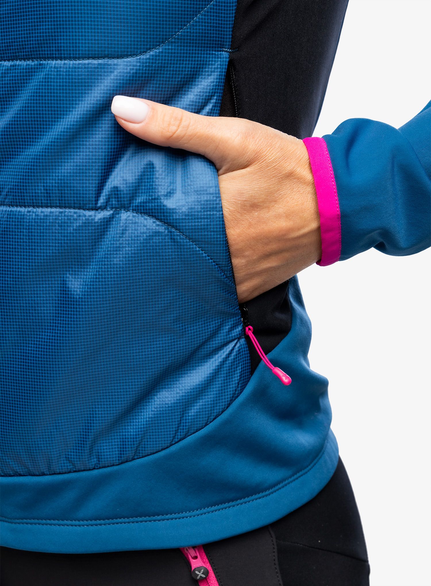 Куртка скітурингова жіноча Montura Enigma Hybrid Jacket - deep blue/intense violet