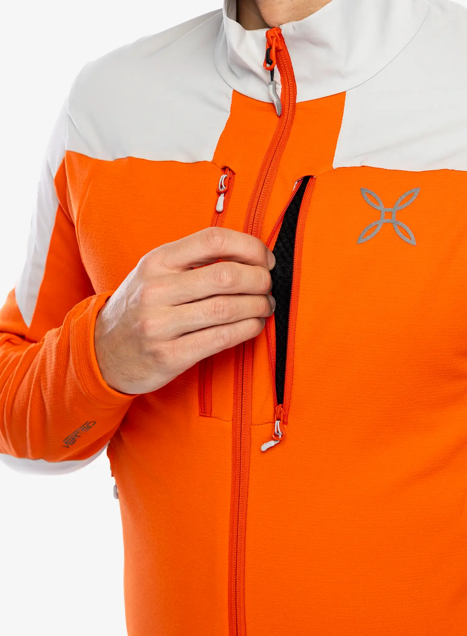 Кофта без каптура Montura Force Maglia - orange/quiet grey