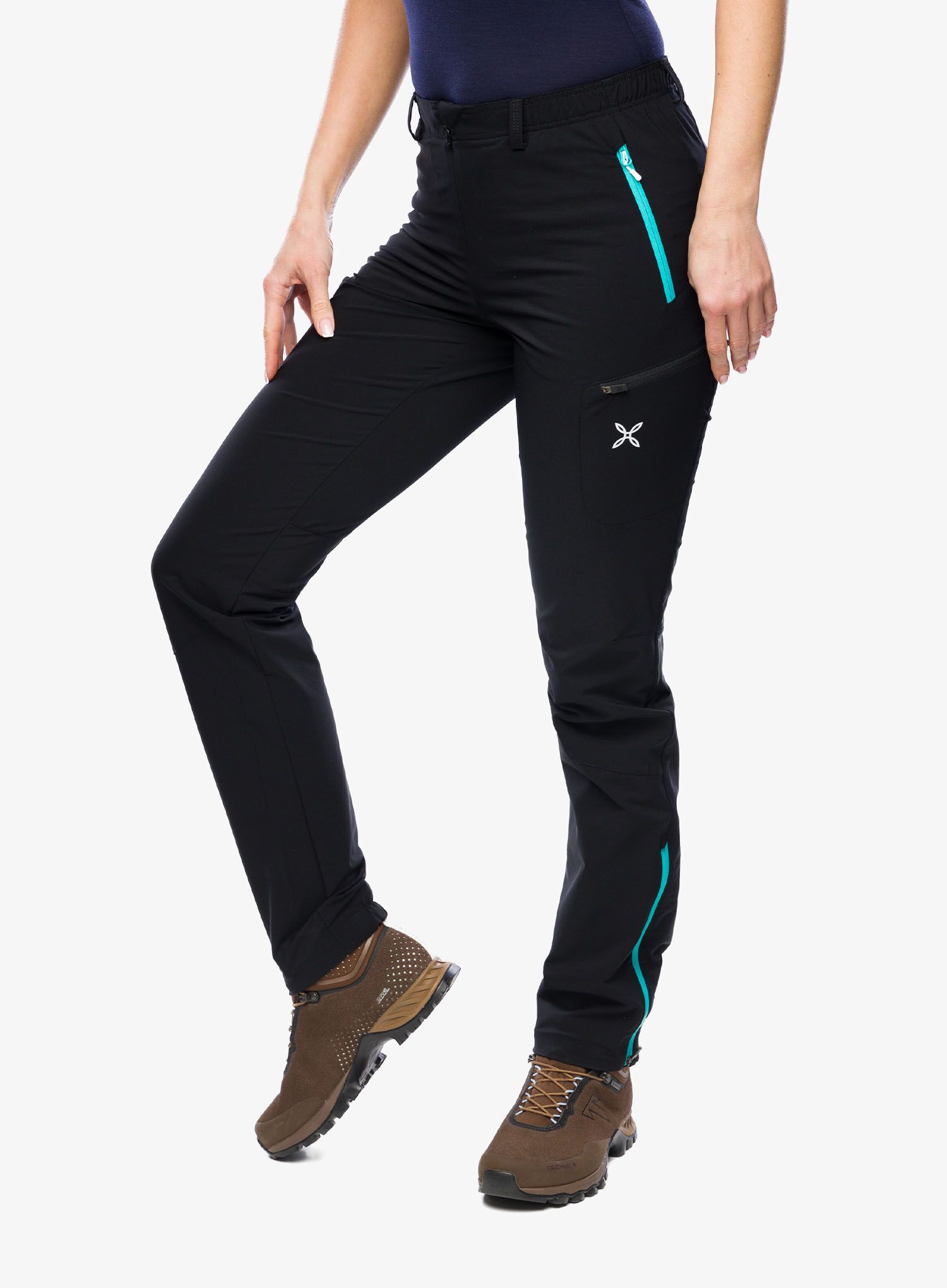 Штани трекінгові жіночі Montura Ledge Pants - black/blue