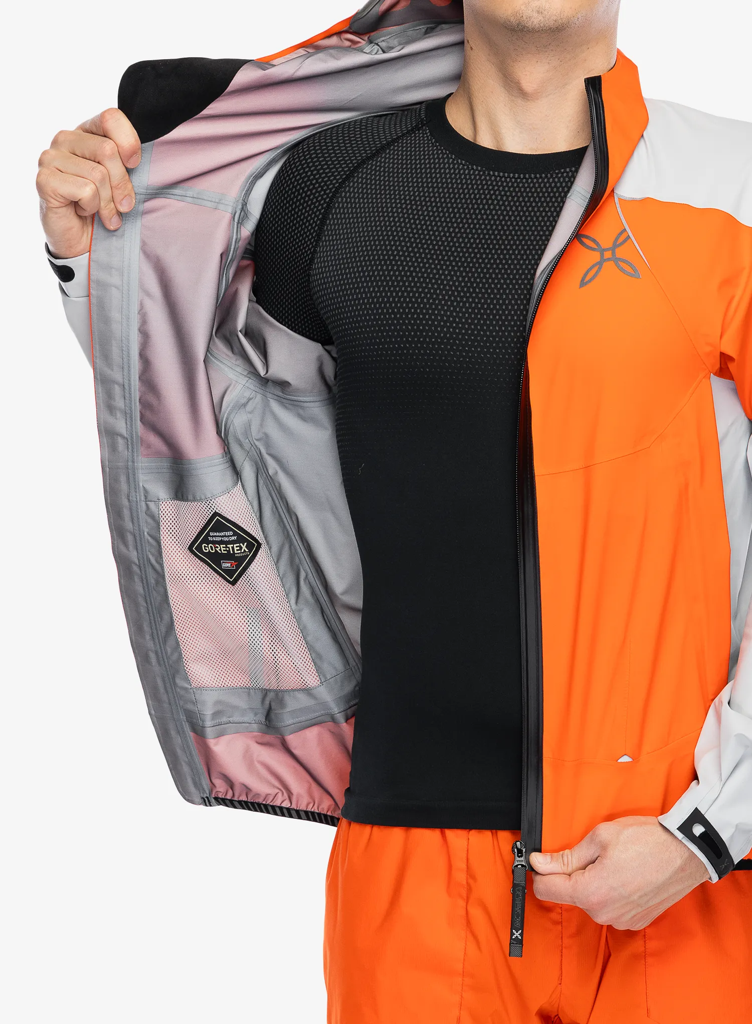 Куртка дощовик Montura Magic 2.0 Jacket - orange/quiet grey
