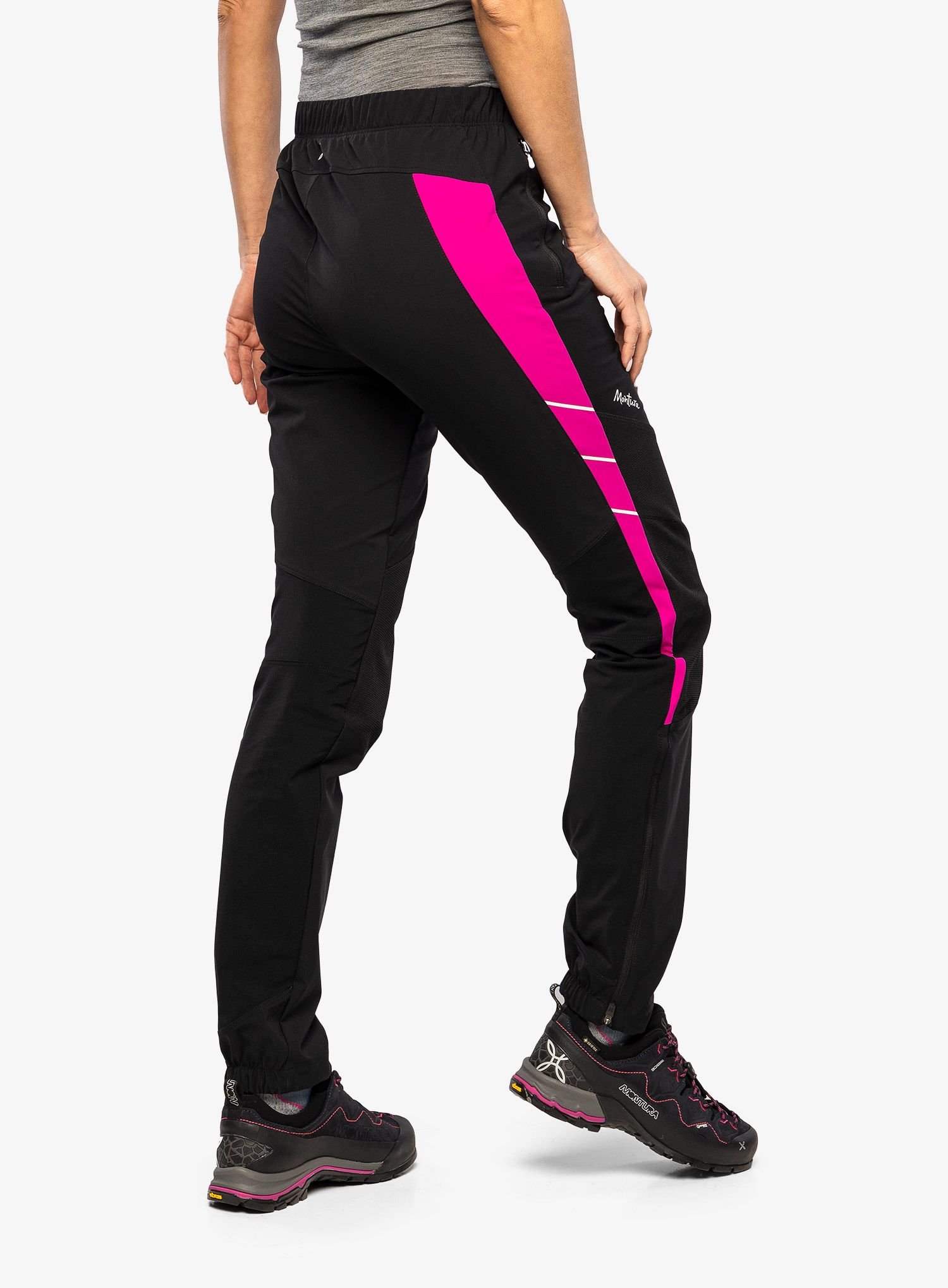 Штани трекінгові жіночі Montura Mountain Fast Pants - nero/intense violet