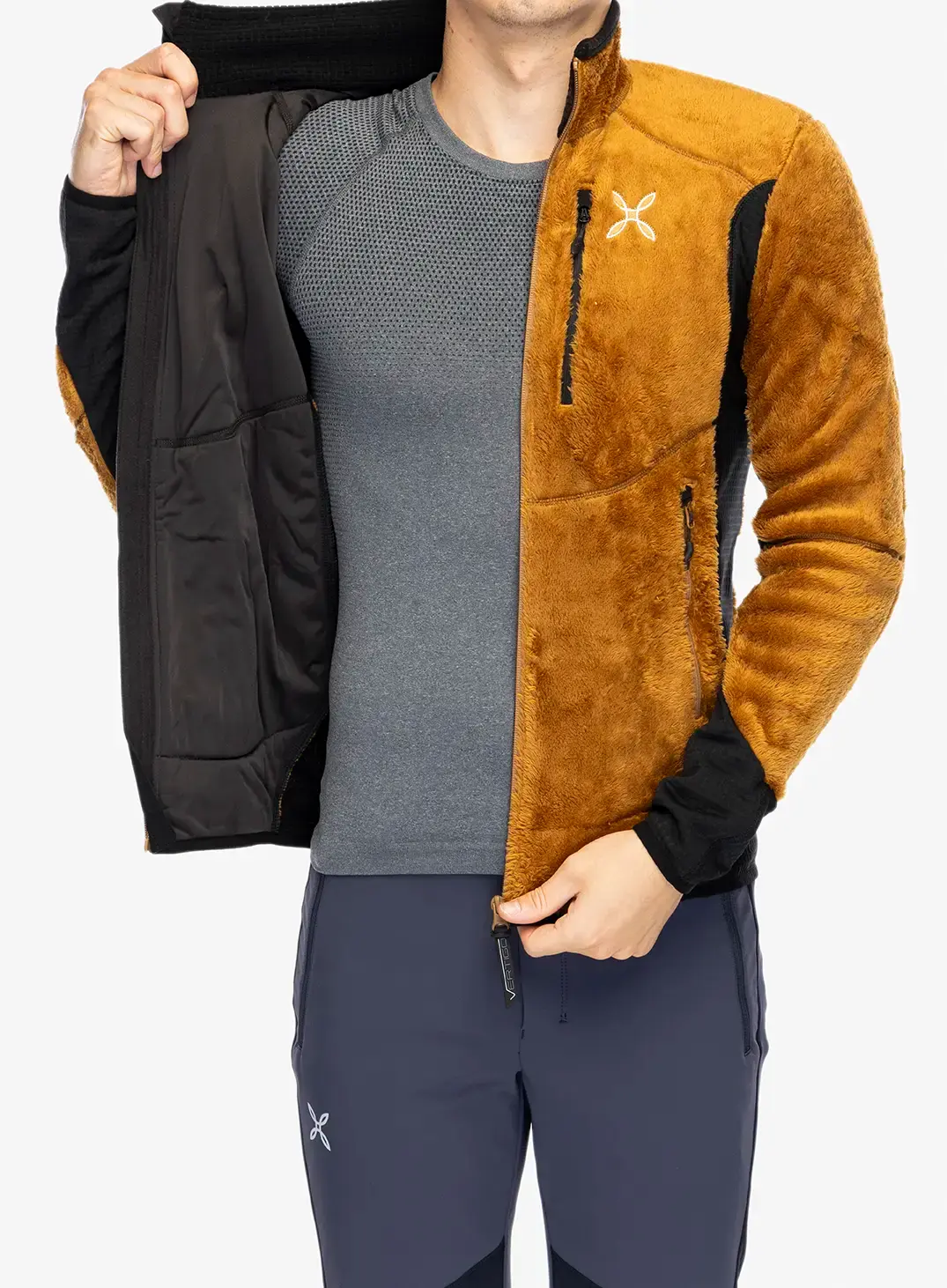 Куртка флісова Montura Nordic Fleece Jacket - bronze brown