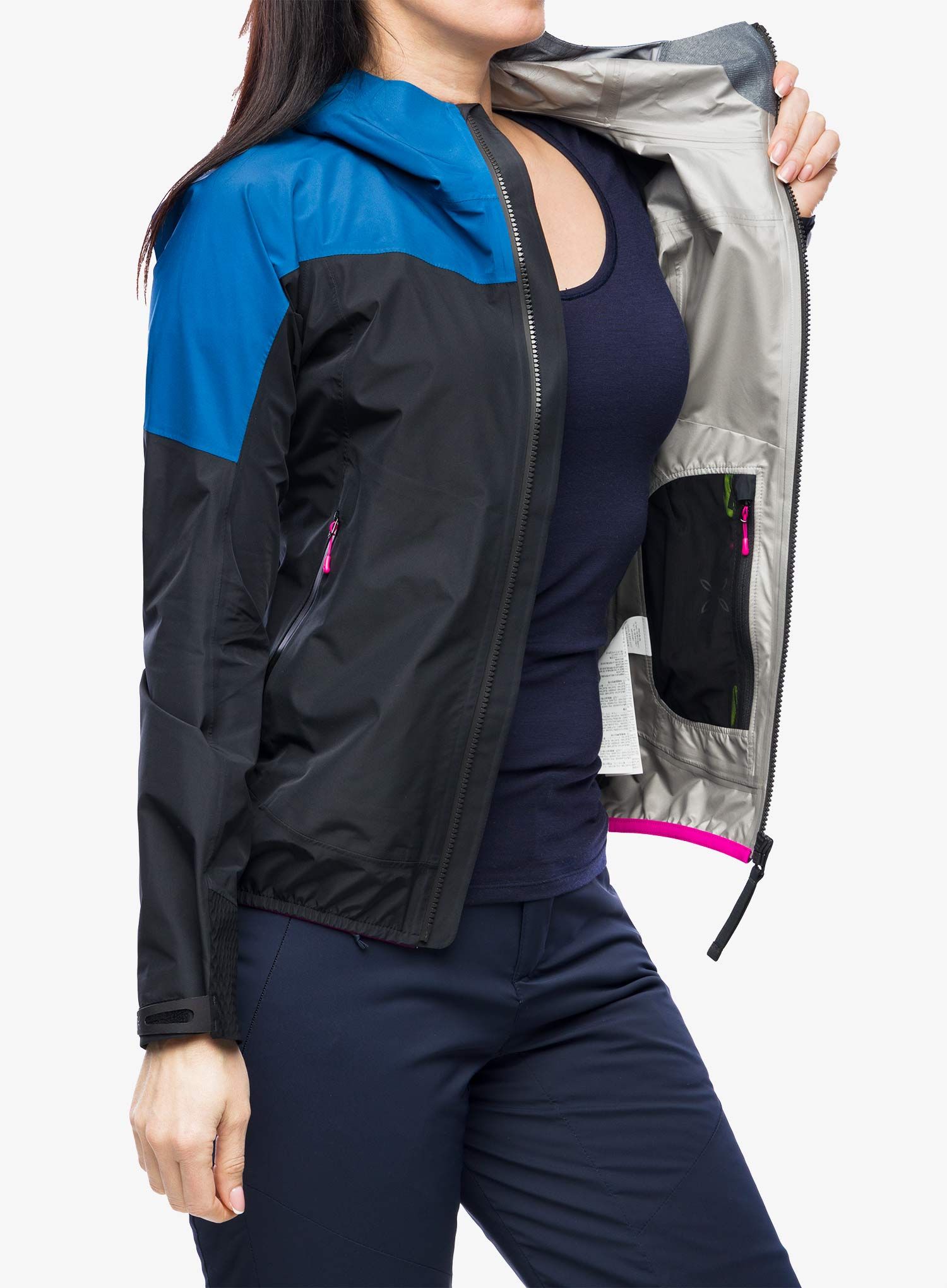 Куртка для гір жіноча Montura Pac Mind Jacket - deep blue/black