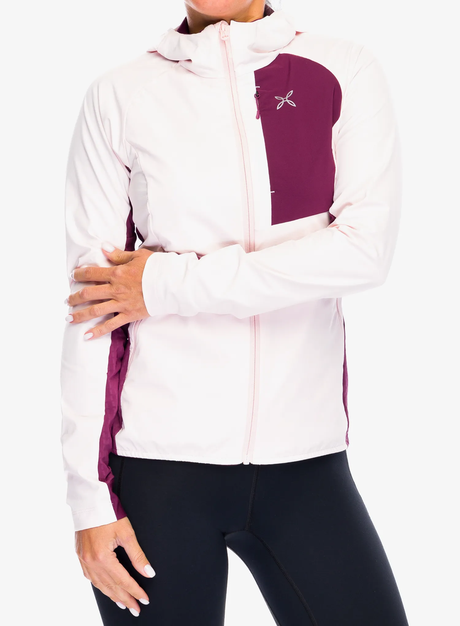 Кофта для бігу жіноча Montura Peak Jacket - light rose/wine red