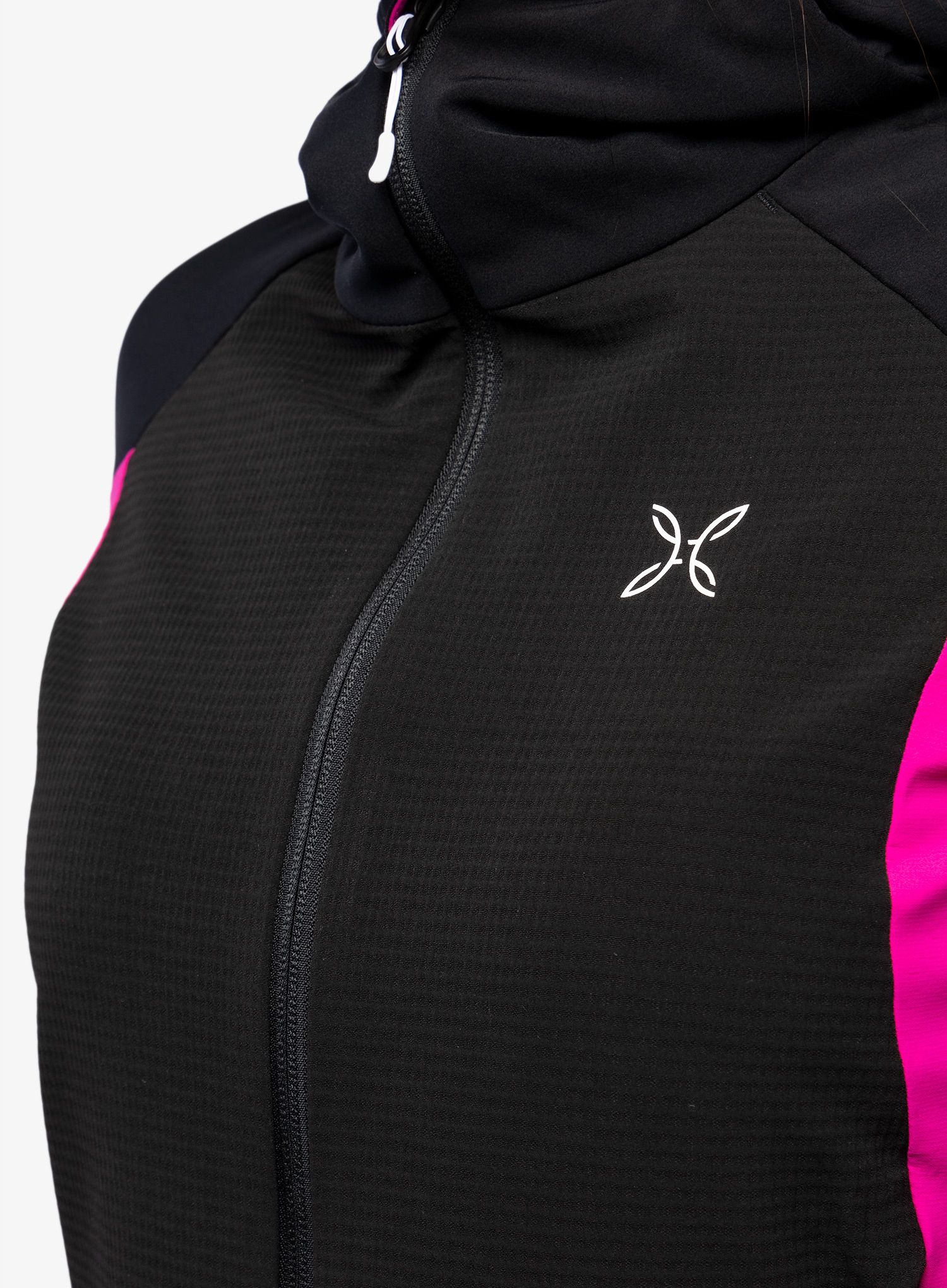 Куртка softshell жіноча Montura Premium Wind Hoody Jacket - black/intense violet