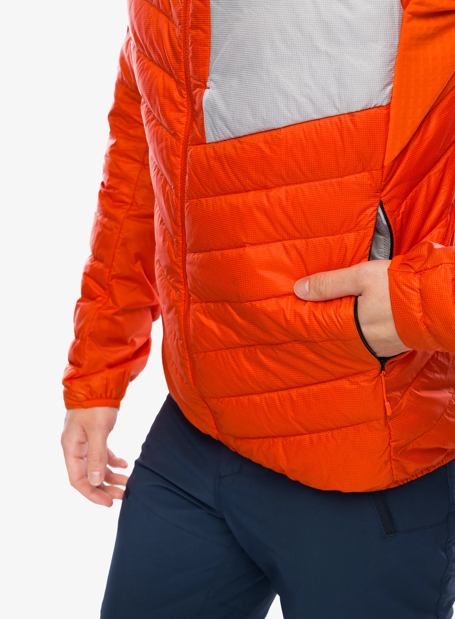 Пуховик Montura Pure Duvet - orange/quiet grey