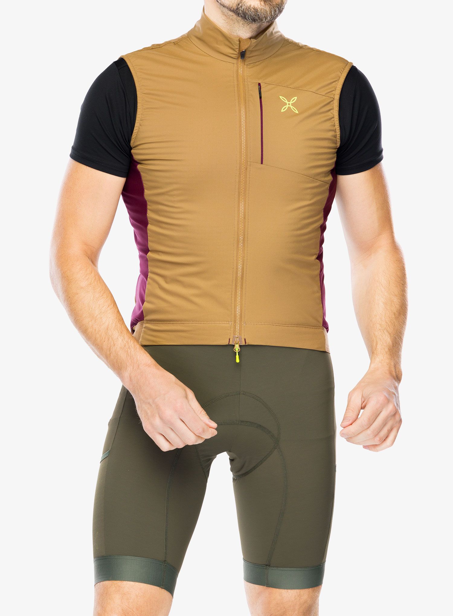 Bеложилет Montura Rando Cycling Alpha Vest - camel/wine red
