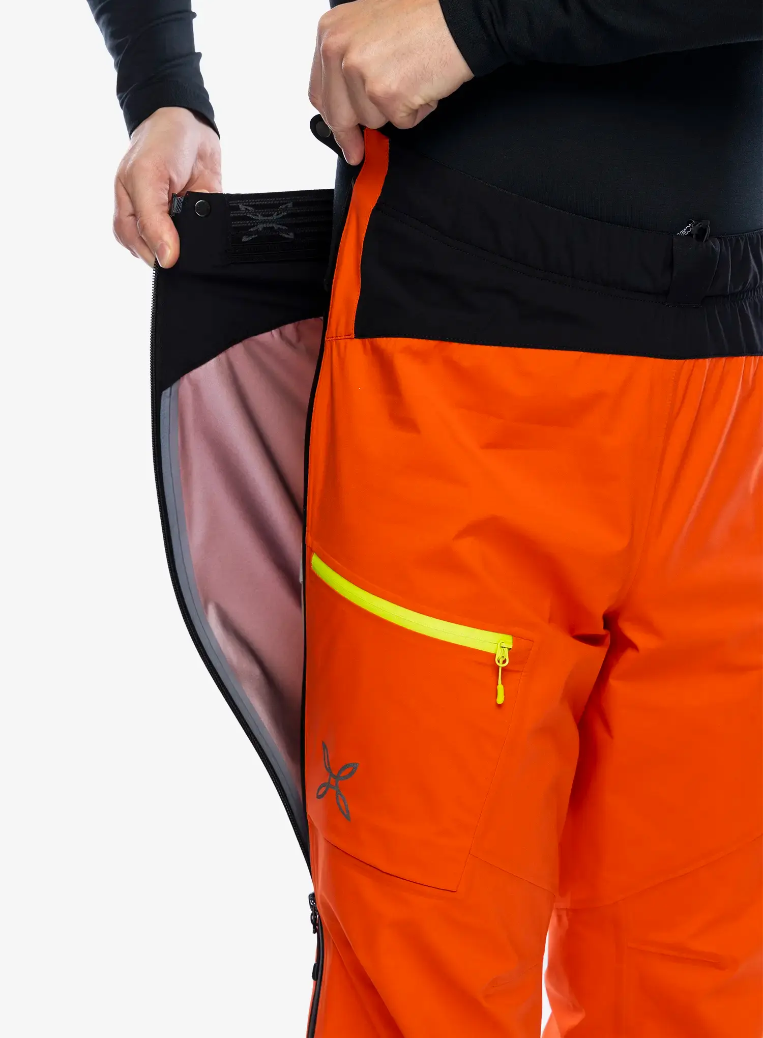 Штани GORE-TEX Montura Reactive Cover Pants - orange/lime green