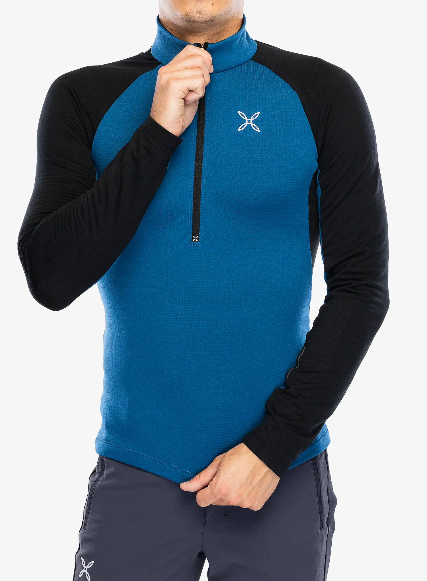 Кофта без каптура Montura Run Soft Zip Maglia - deep blue