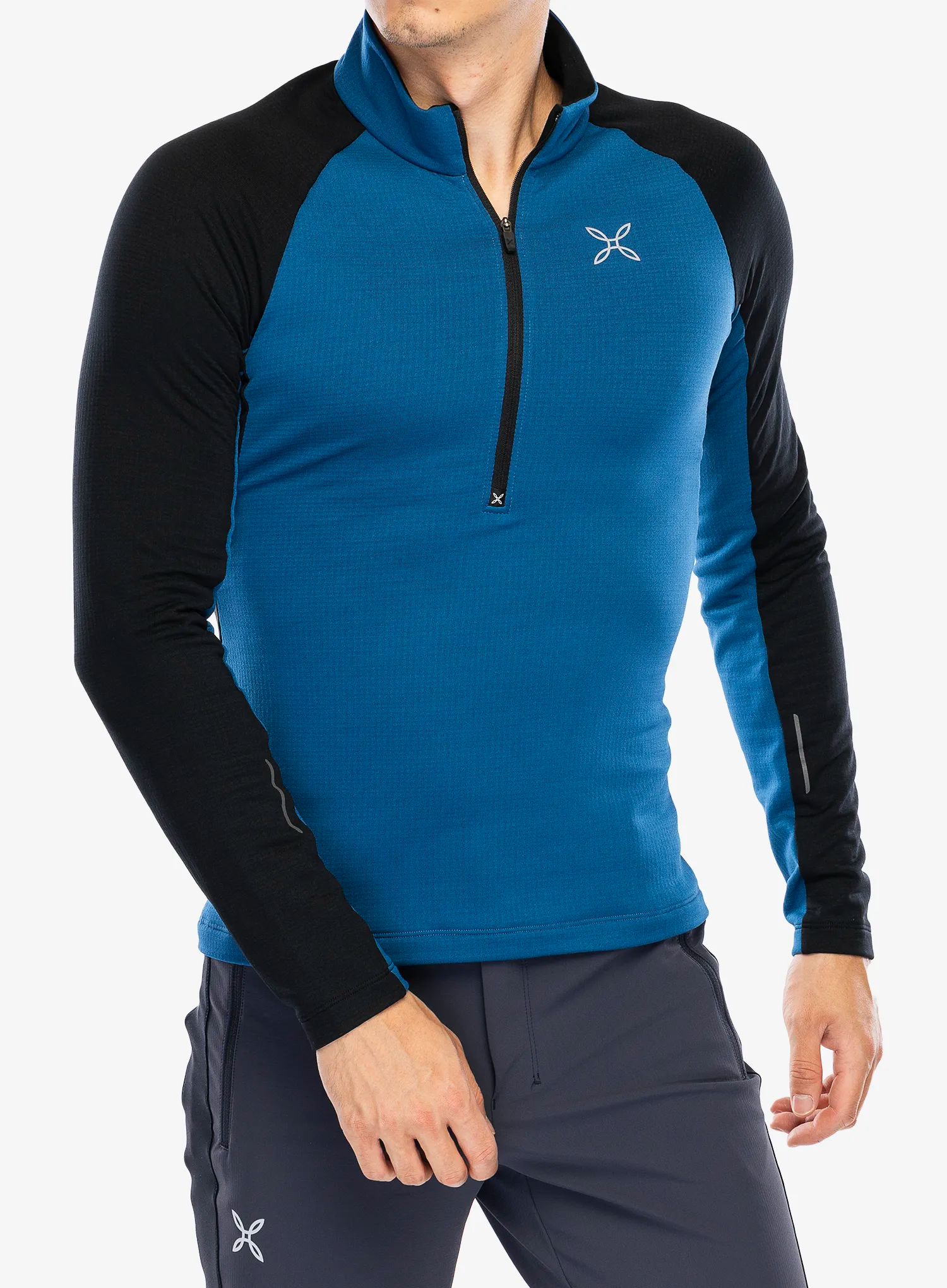 Кофта без каптура Montura Run Soft Zip Maglia - deep blue